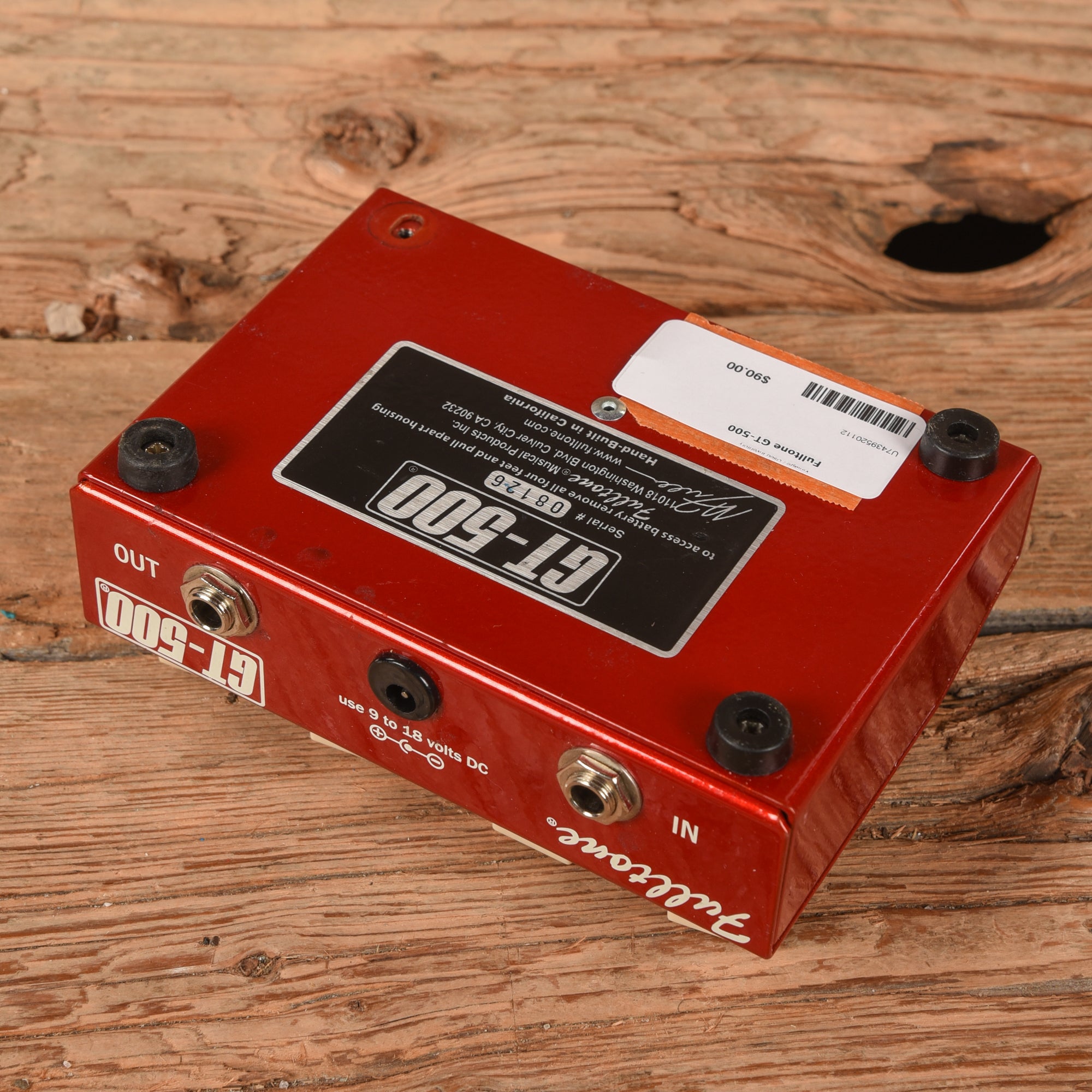 Fulltone GT-500 Effects and Pedals / Overdrive and Boost