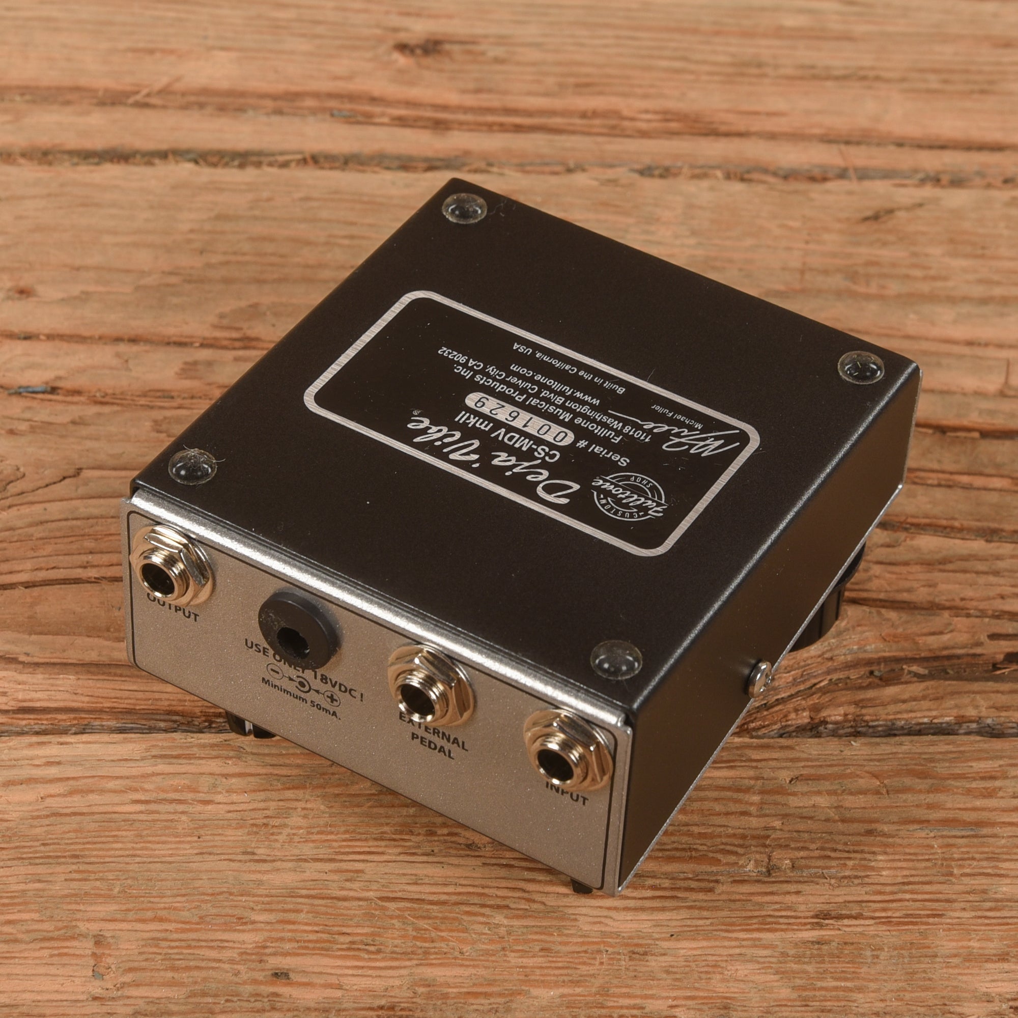 Fulltone CS-MDV Mk II Custom Mini Deja Vibe Effects and Pedals / Phase Shifters