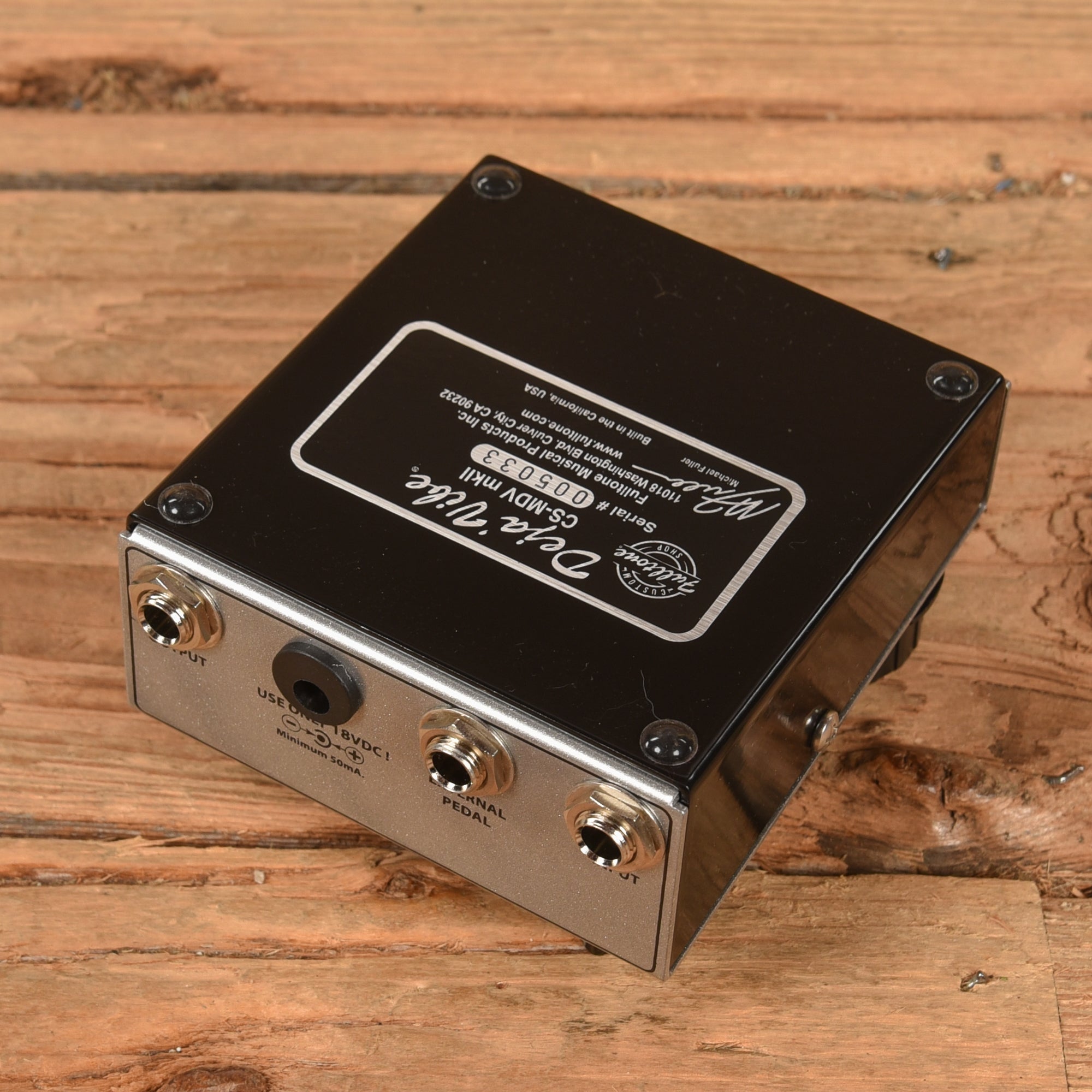 Fulltone CS-MDV MkII Custom Shop Mini Deja Vibe MkII Effects and Pedals / Tremolo