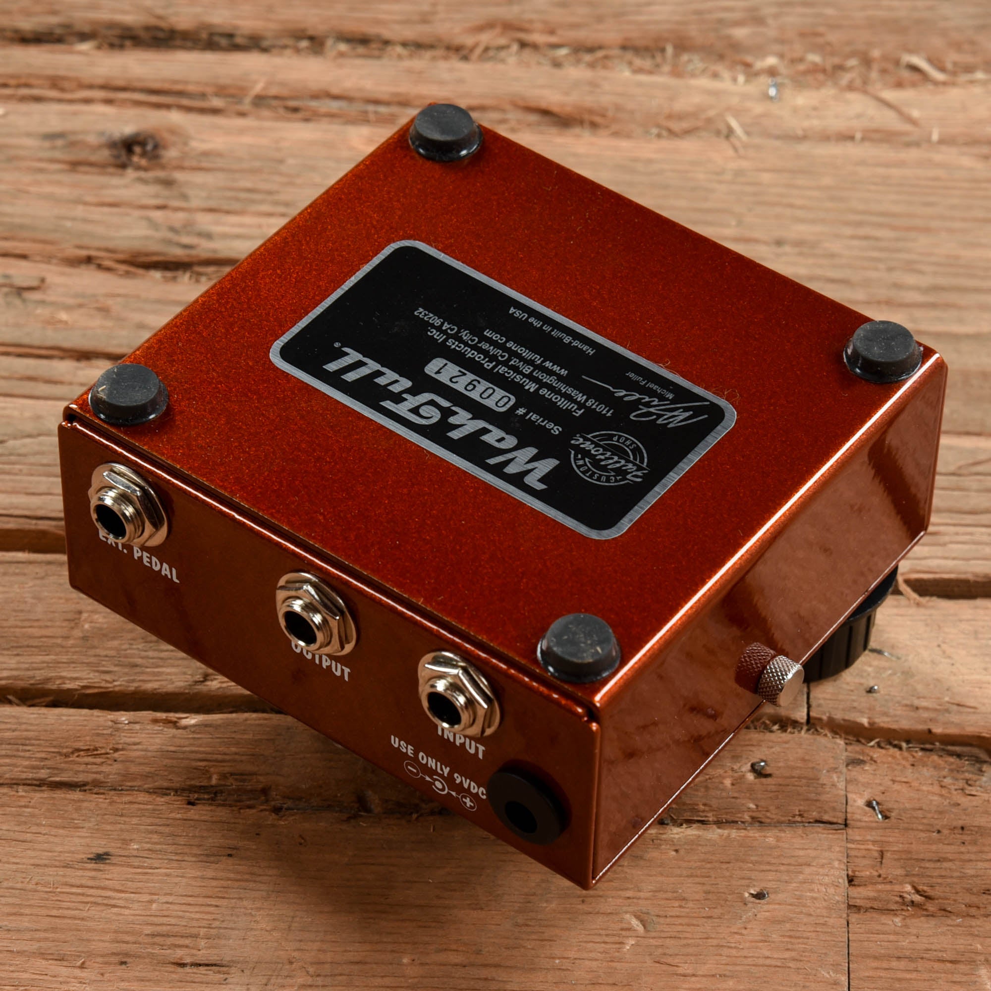 Fulltone CS-WF Custom Shop Wahfull Effects and Pedals / Wahs and Filters