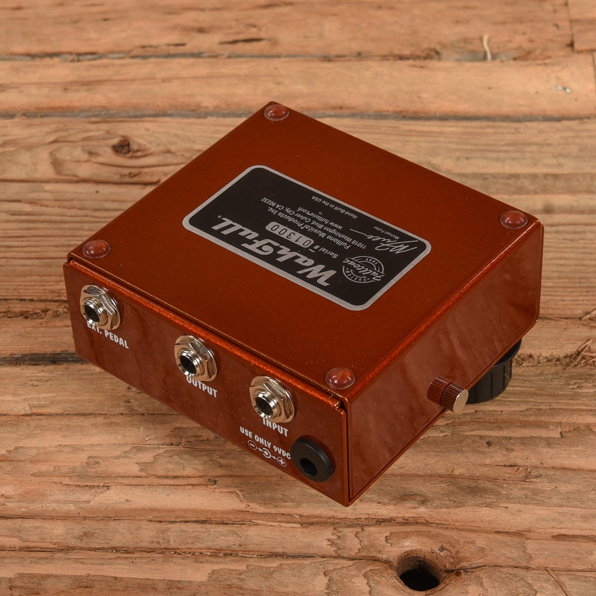 Fulltone CS-WF Custom Shop Wahfull Effects and Pedals / Wahs and Filters