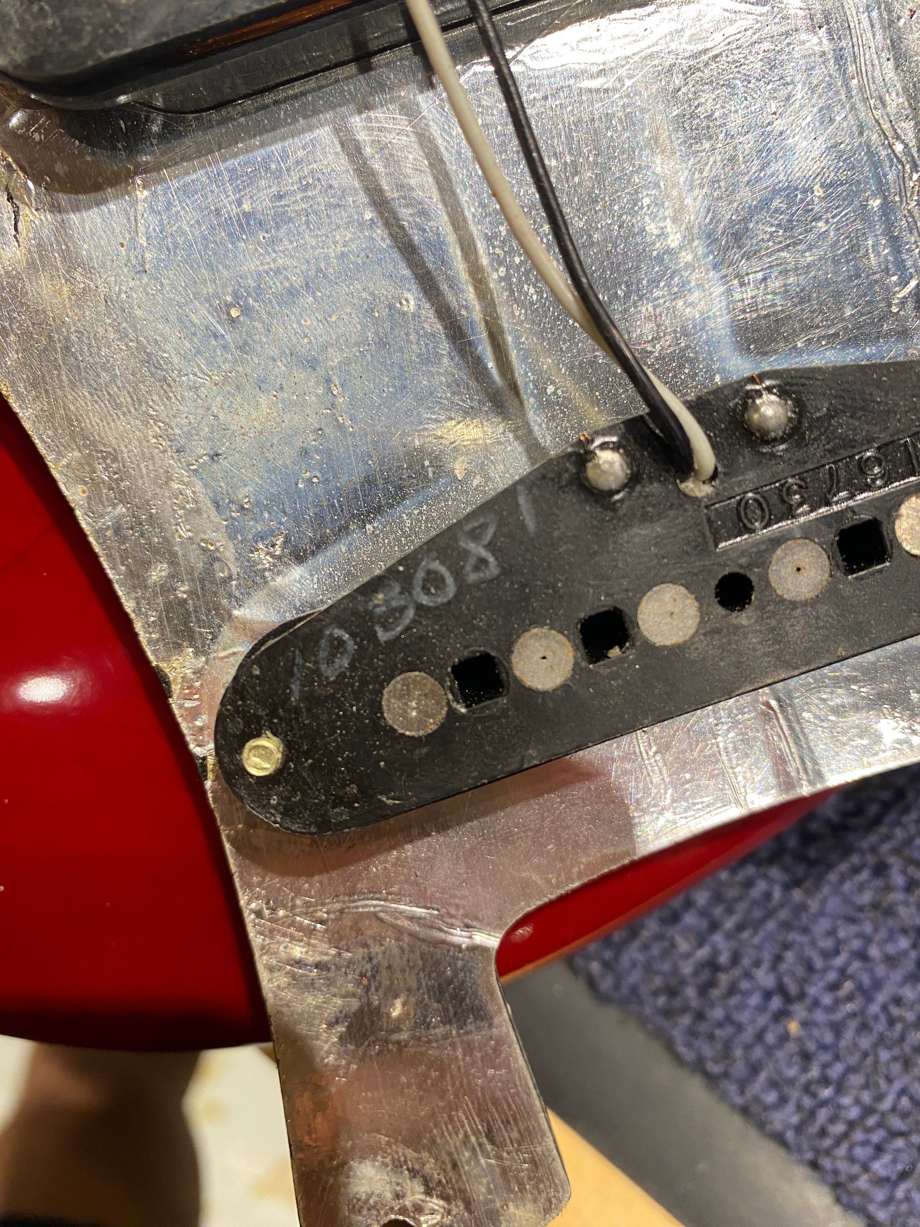 Fender Stratocaster Transparent Red 1981