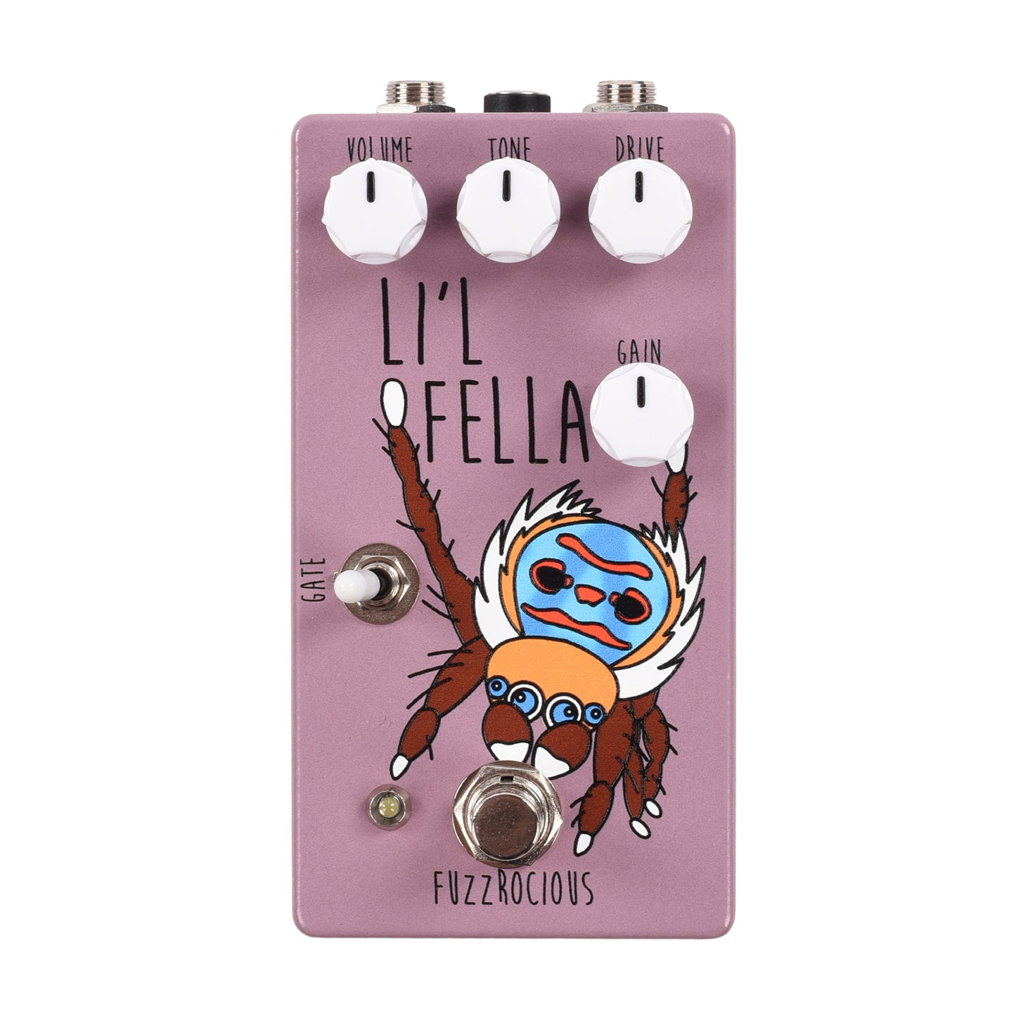 Fuzzrocious Li'l Fella Overdrive/Distortion Pedal Purple Effect Pedals
