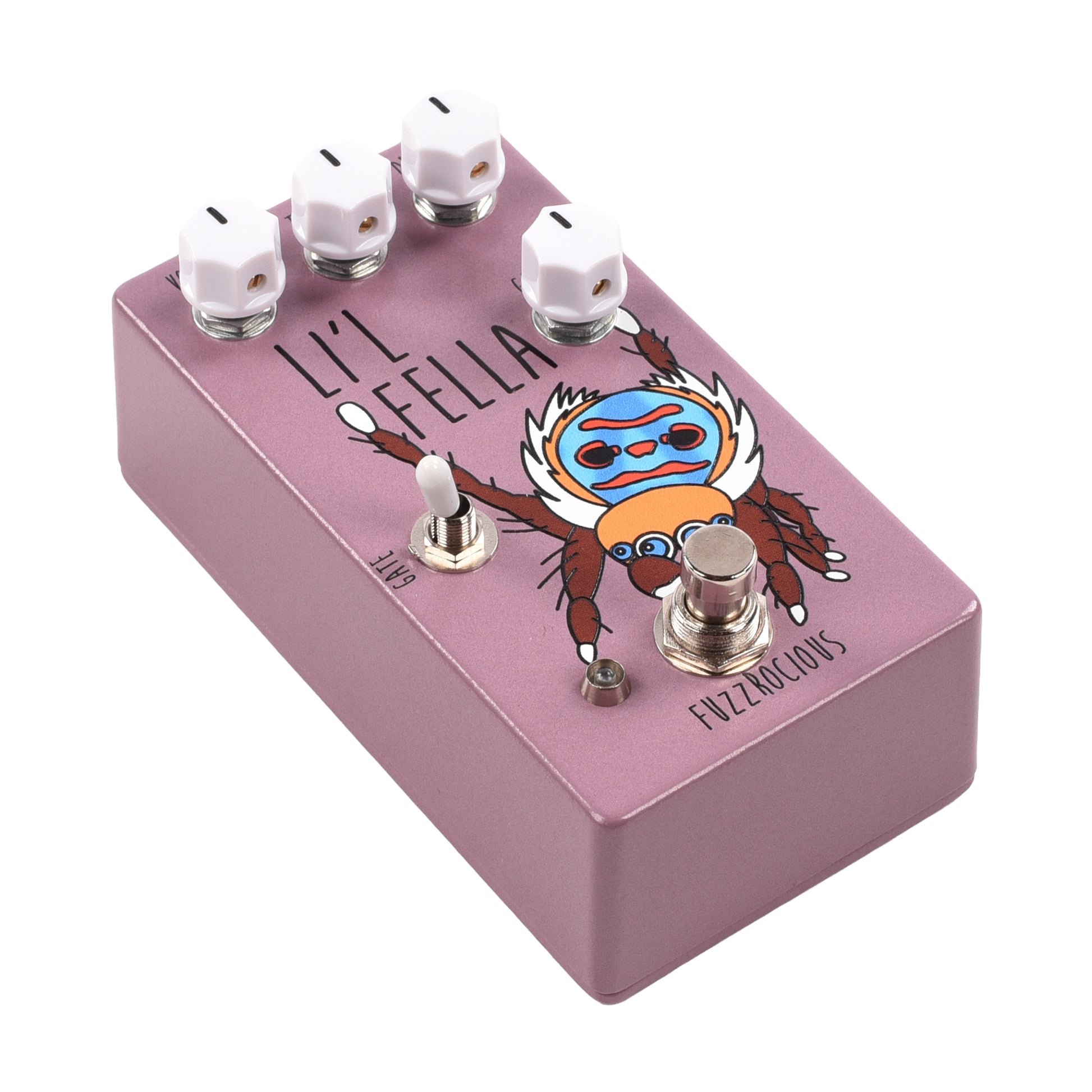 Fuzzrocious Li'l Fella Overdrive/Distortion Pedal Purple Effect Pedals