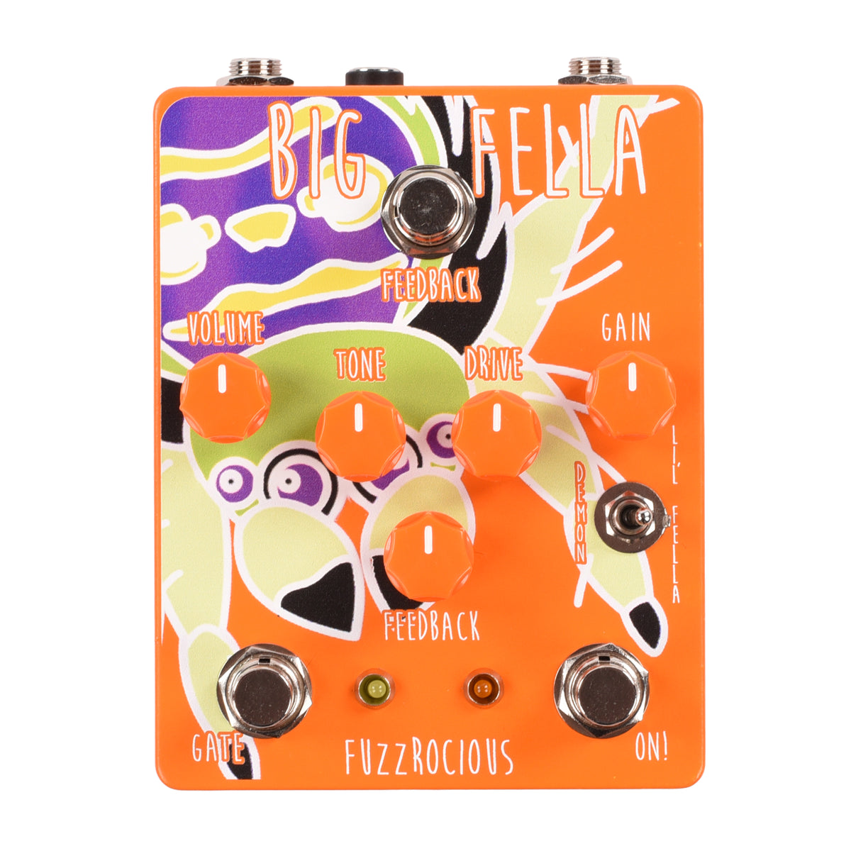 Fuzzrocious Pedals Big Fella Overdrive/Distortion Pedal Effect Pedals