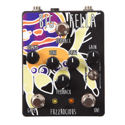 Fuzzrocious Pedals Big Fella Overdrive/Distortion Pedal Black Effects and Pedals / Overdrive and Boost