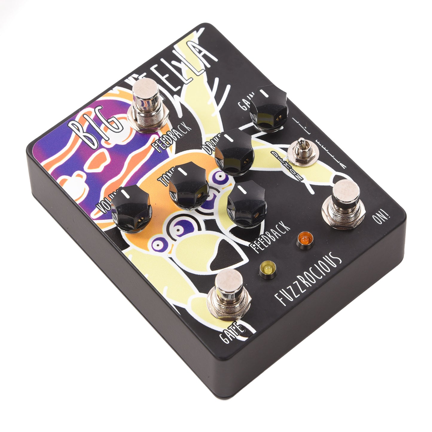 Fuzzrocious Pedals Big Fella Overdrive/Distortion Pedal Black Effects and Pedals / Overdrive and Boost