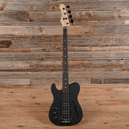 G&L USA ASAT Bass Semi-Hollow Satin Black  LEFTY Bass Guitars / 4-String