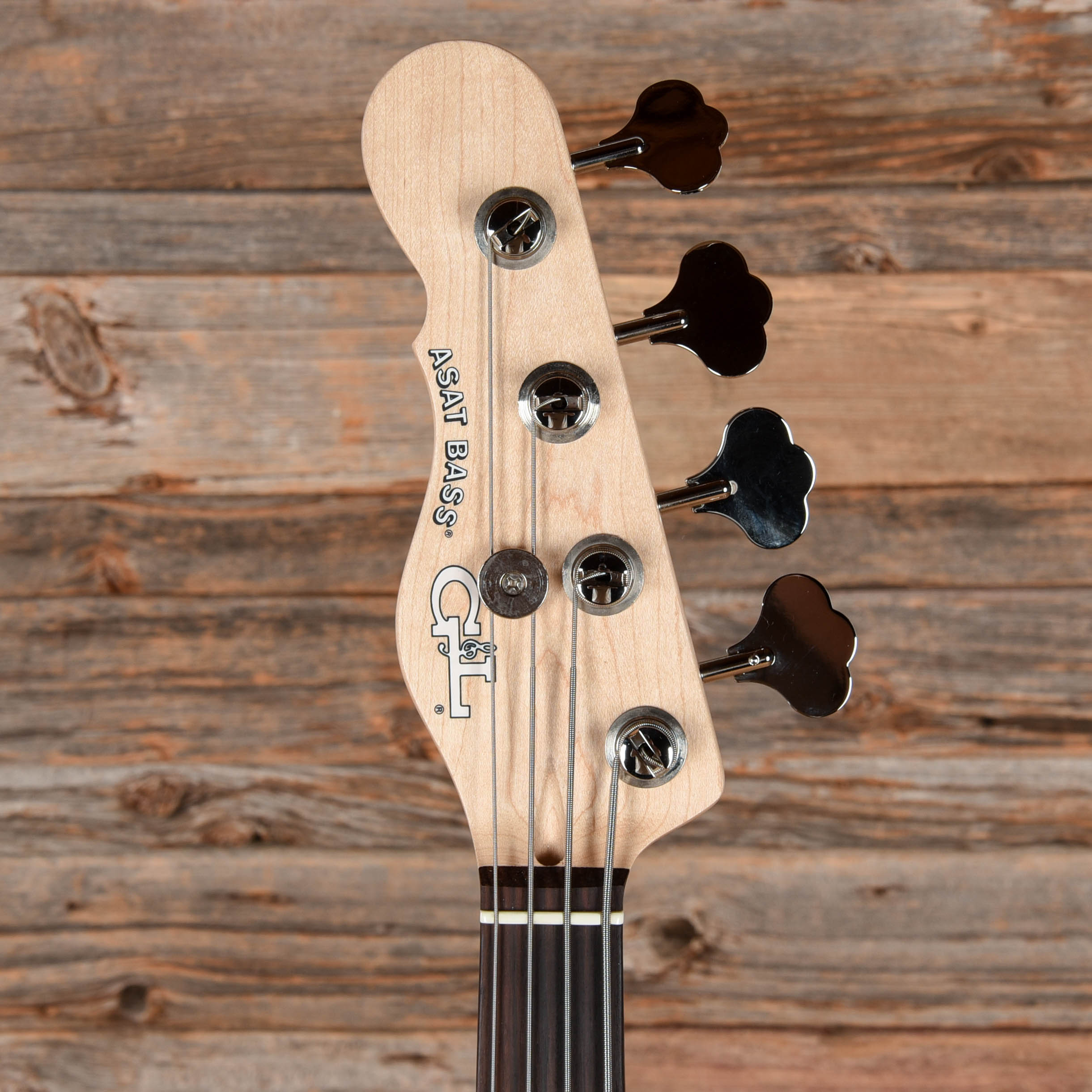 G&L USA ASAT Bass Semi-Hollow Satin Black  LEFTY Bass Guitars / 4-String