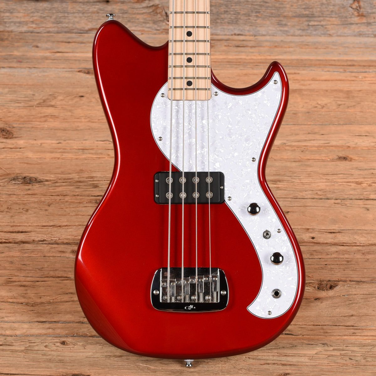 G&L Fallout Candy Apple Red Bass Guitars