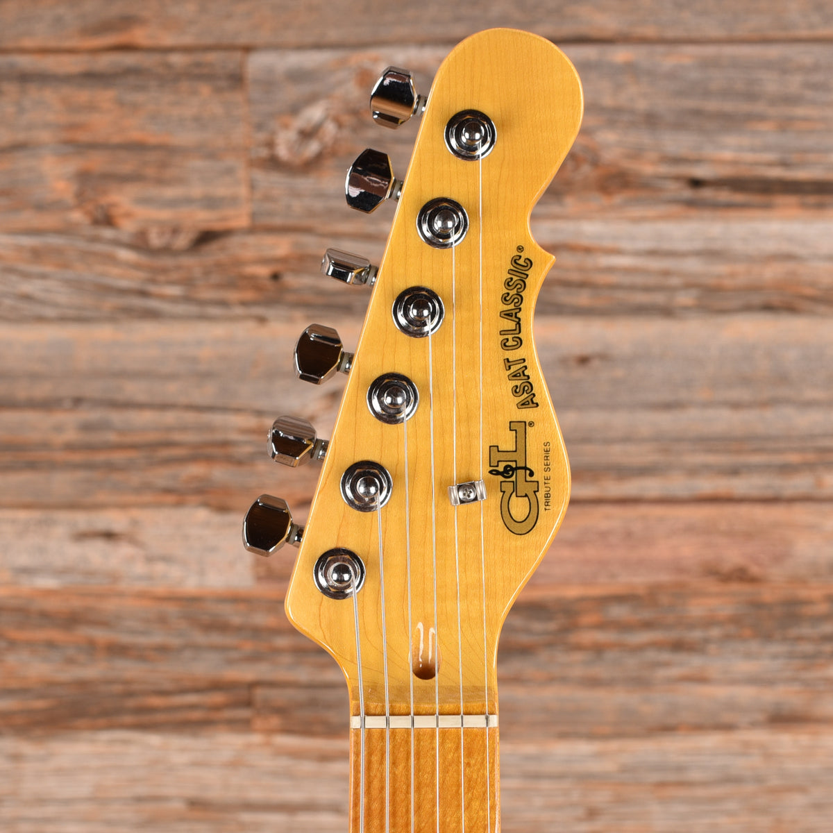 G&L ASAT Classic Bluesboy Semi-Hollow Orange Electric Guitars