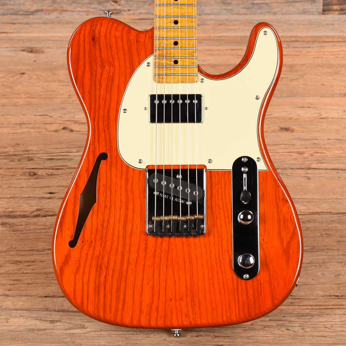 G&L ASAT Classic Bluesboy Semi-Hollow Orange Electric Guitars