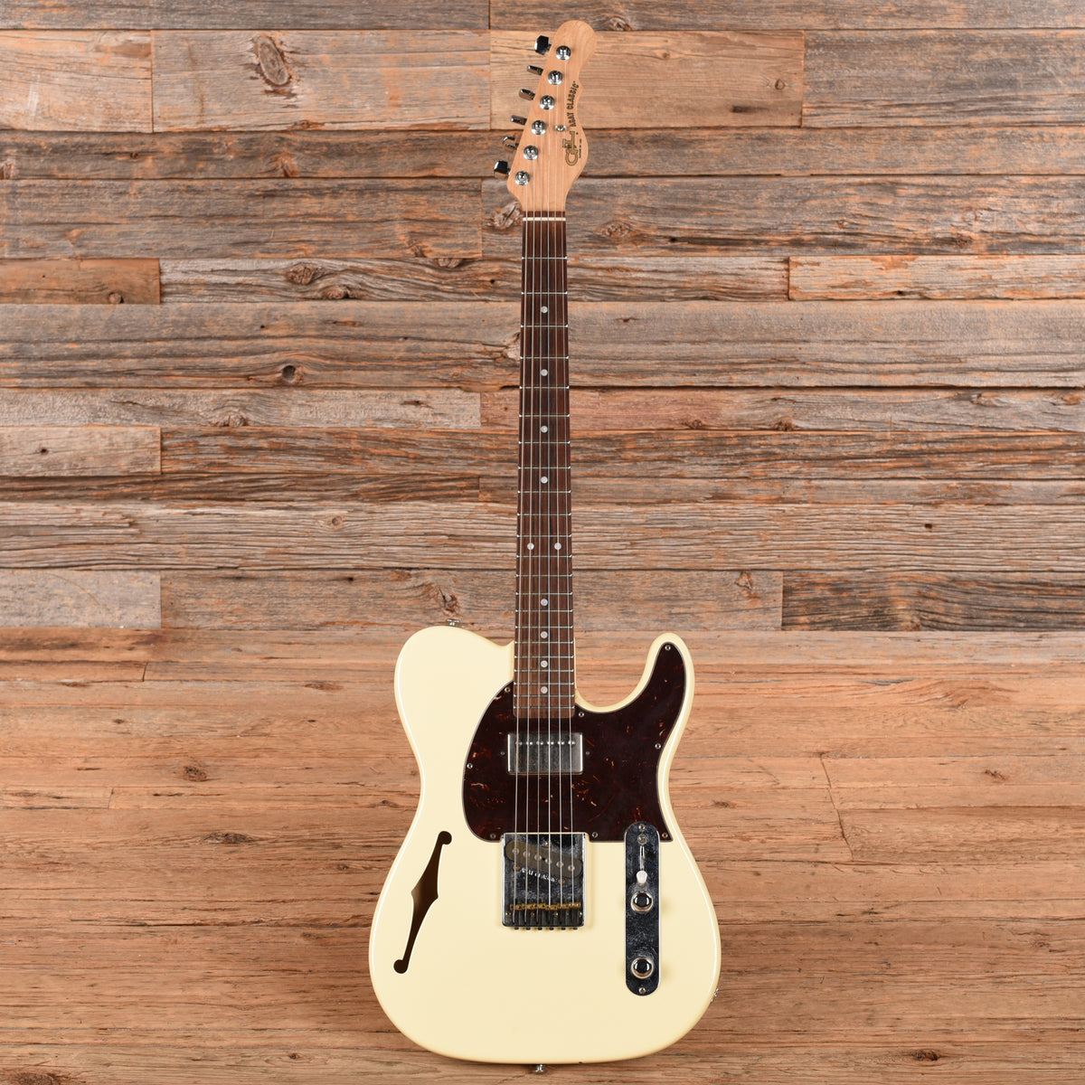 G&L ASAT Classic Bluesboy Semi-Hollow Vintage White 2013 Electric Guitars