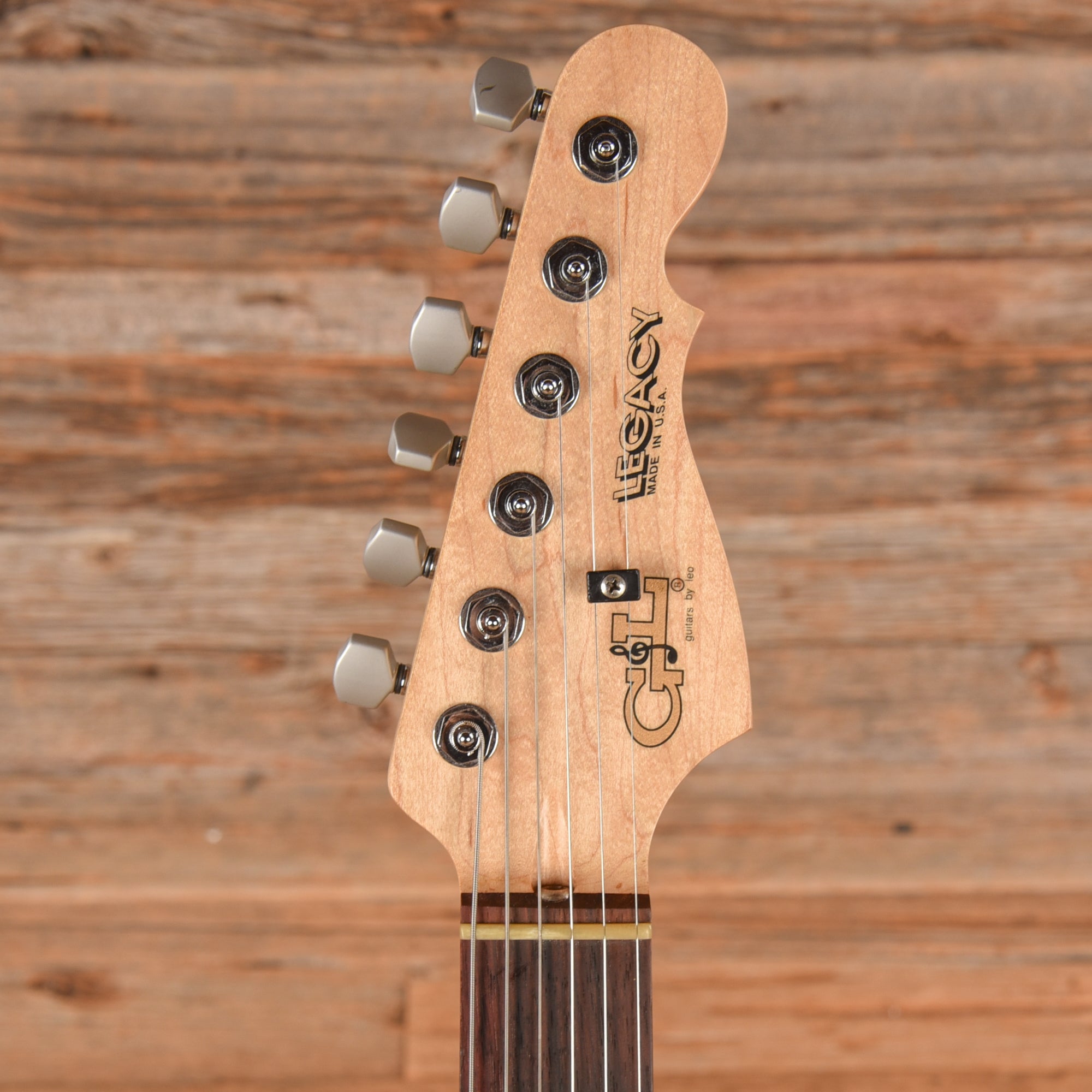 G&L USA Legacy Silver Sparkle Electric Guitars