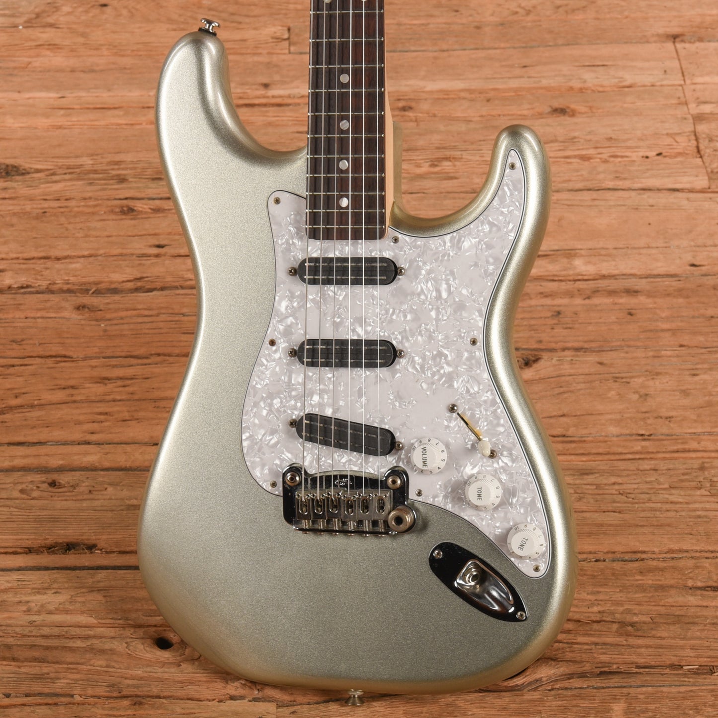 G&L USA Legacy Silver Sparkle Electric Guitars