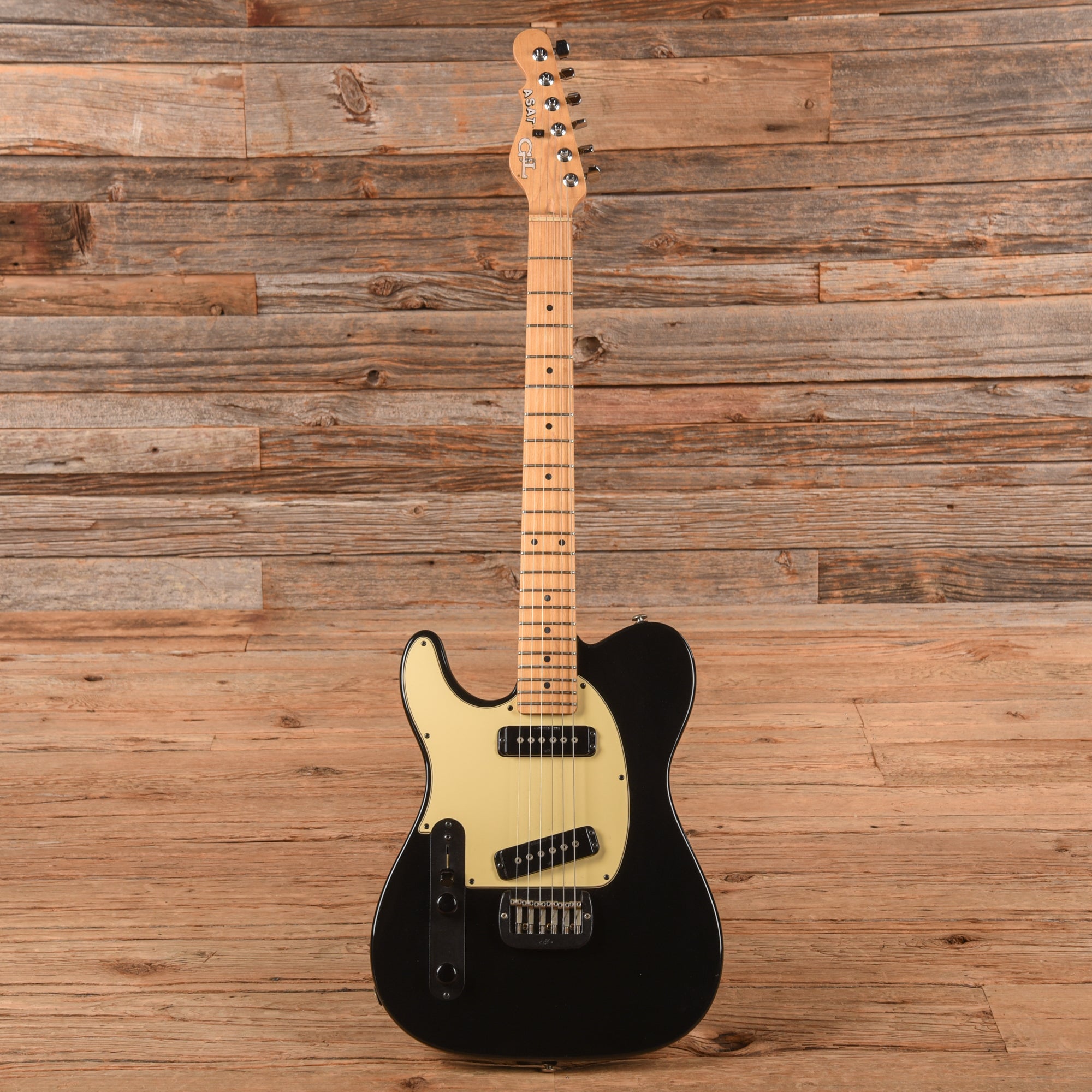 G&L ASAT Black  LEFTY Electric Guitars / Solid Body