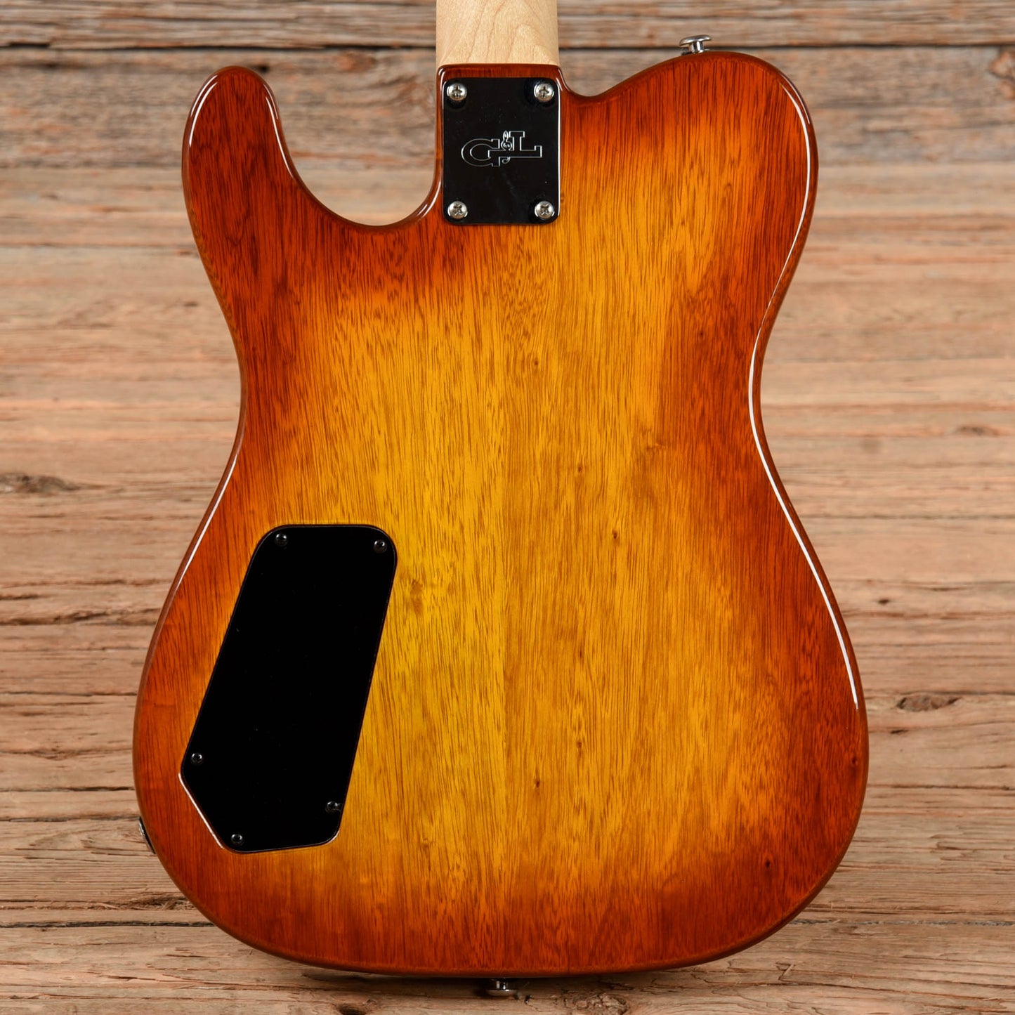 G&L ASAT Deluxe Korina Sunburst Electric Guitars / Solid Body