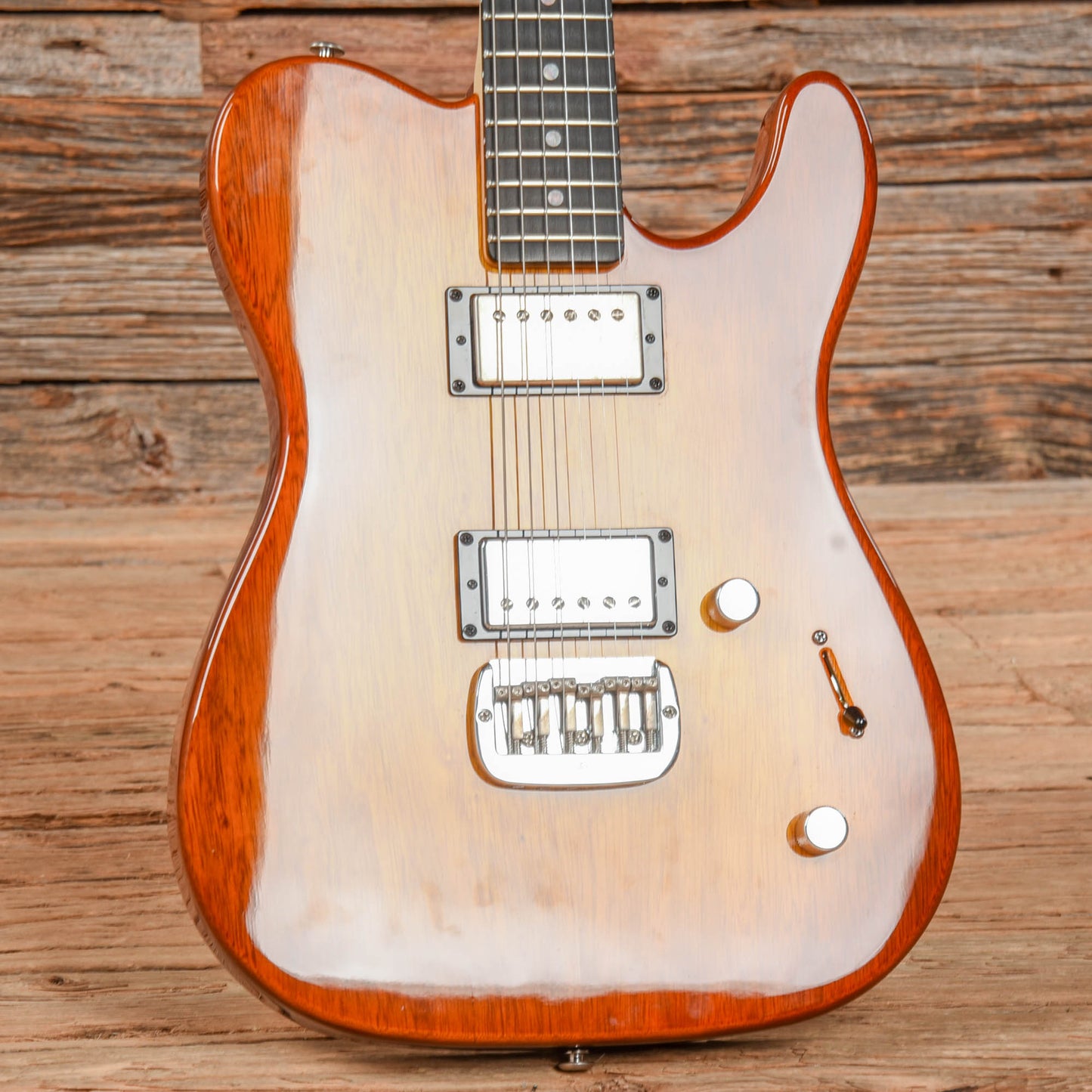 G&L ASAT Deluxe Korina Sunburst Electric Guitars / Solid Body