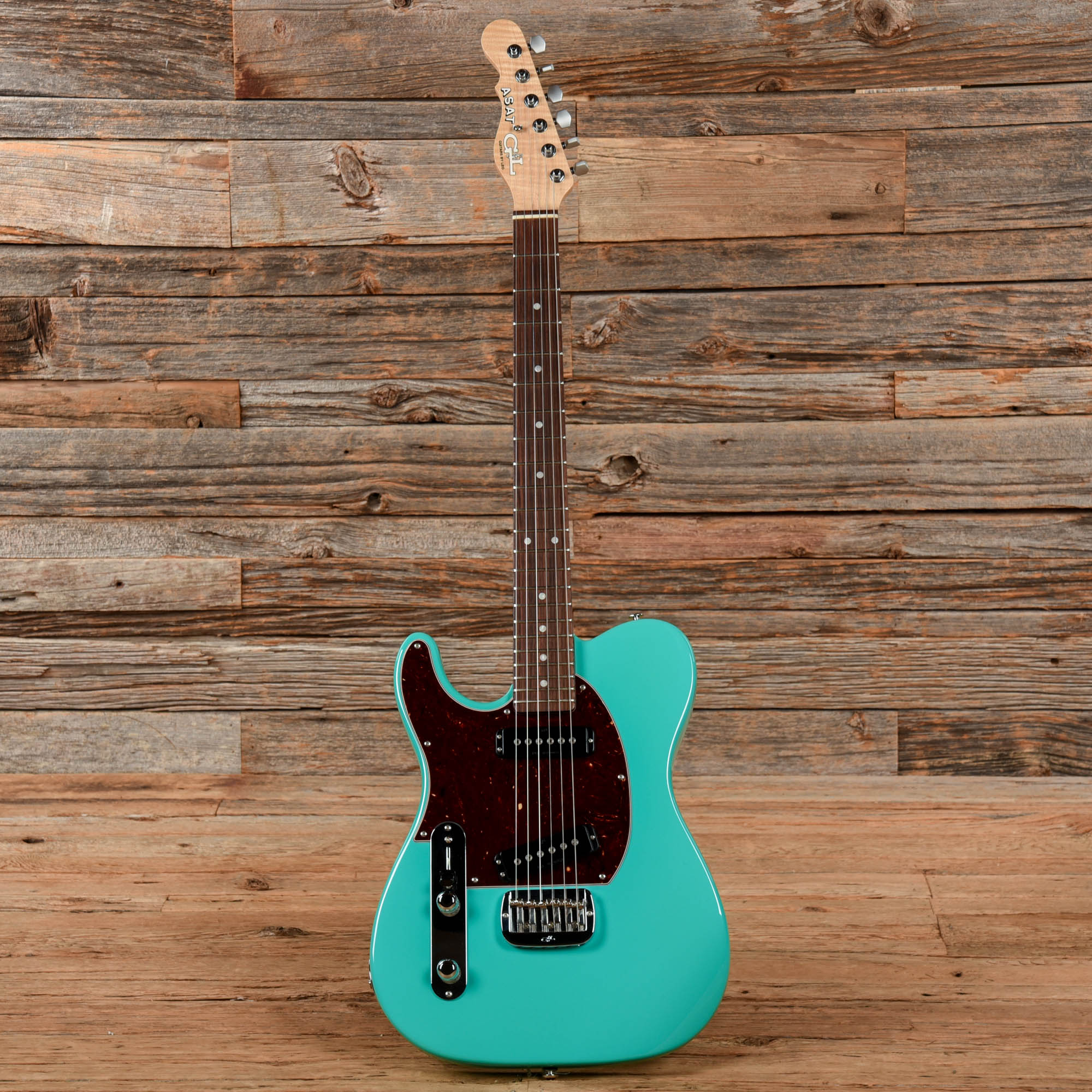 G&L ASAT Special Belair Green 2016 LEFTY Electric Guitars / Solid Body
