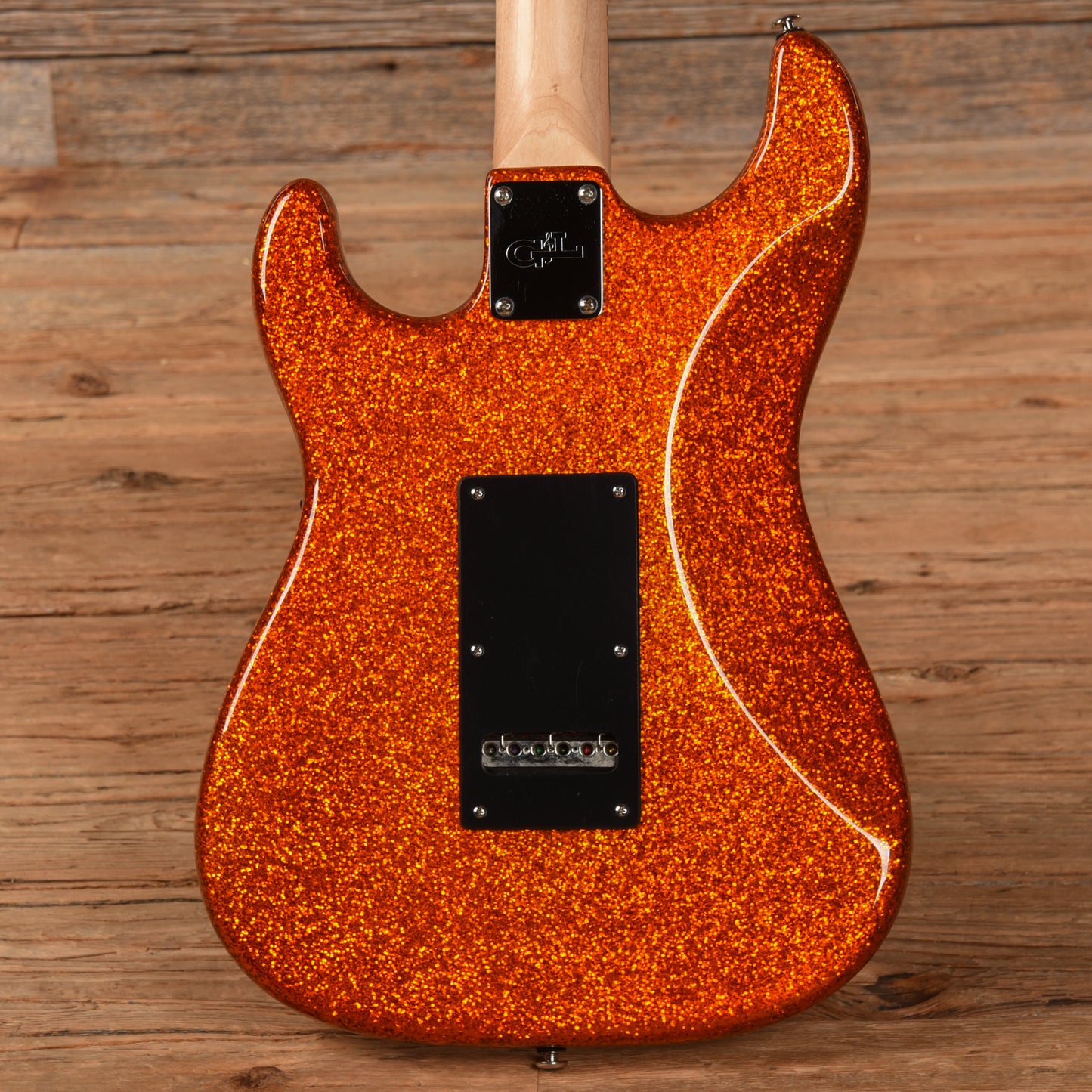 G&L Legacy Custom Orange Sparkle Electric Guitars / Solid Body