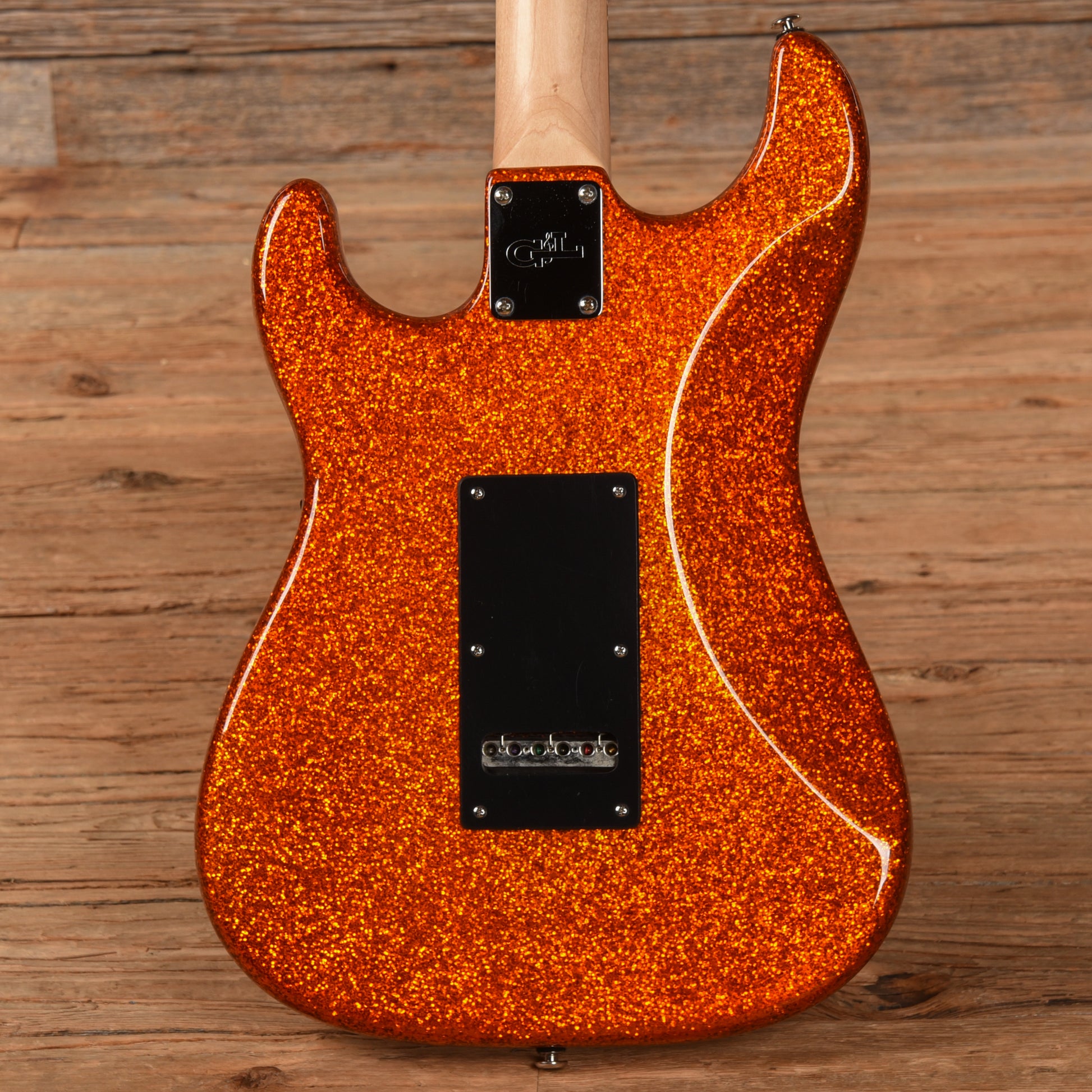 G&L Legacy Custom Orange Sparkle Electric Guitars / Solid Body