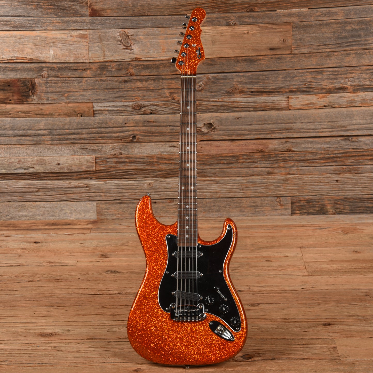 G&L Legacy Custom Orange Sparkle Electric Guitars / Solid Body