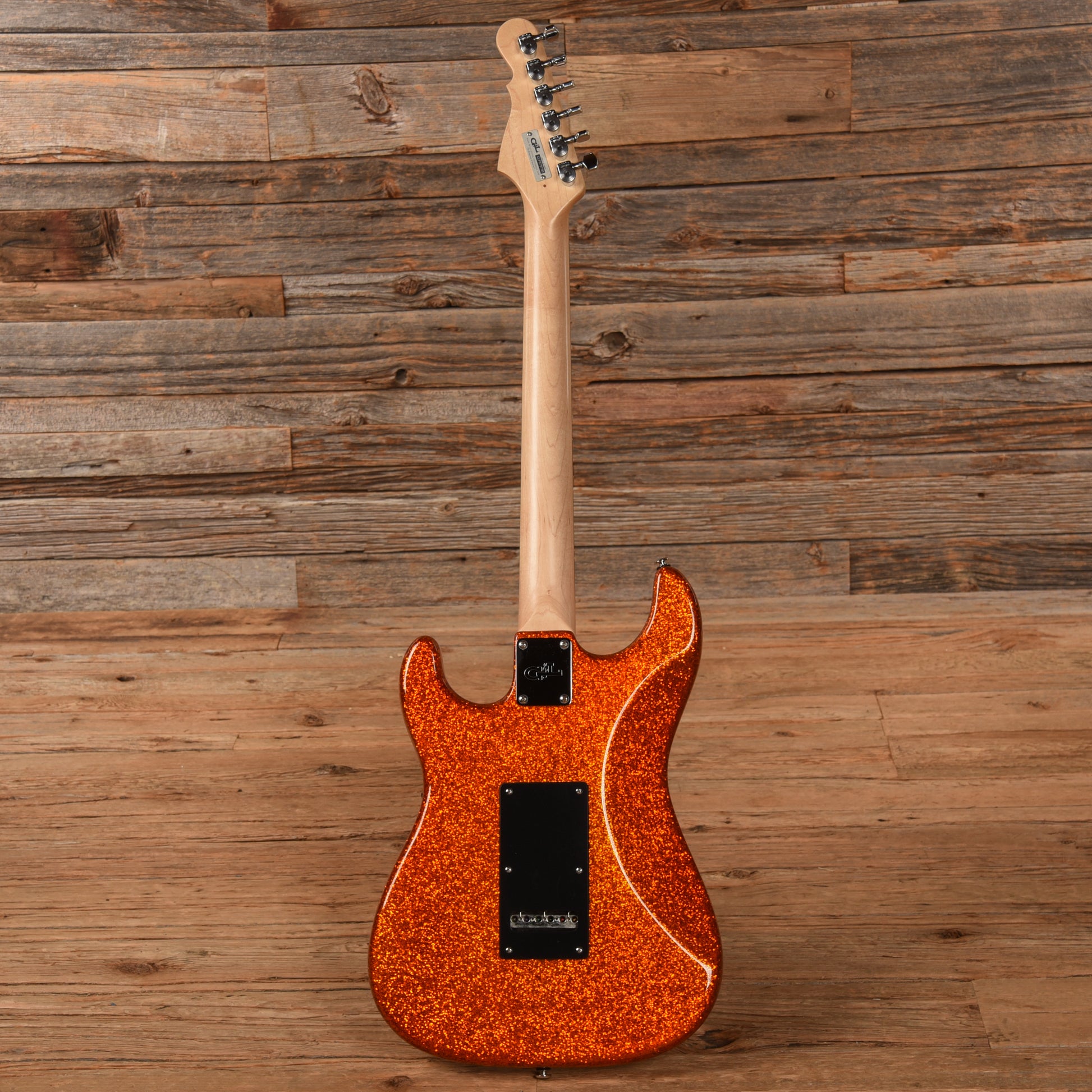 G&L Legacy Custom Orange Sparkle Electric Guitars / Solid Body
