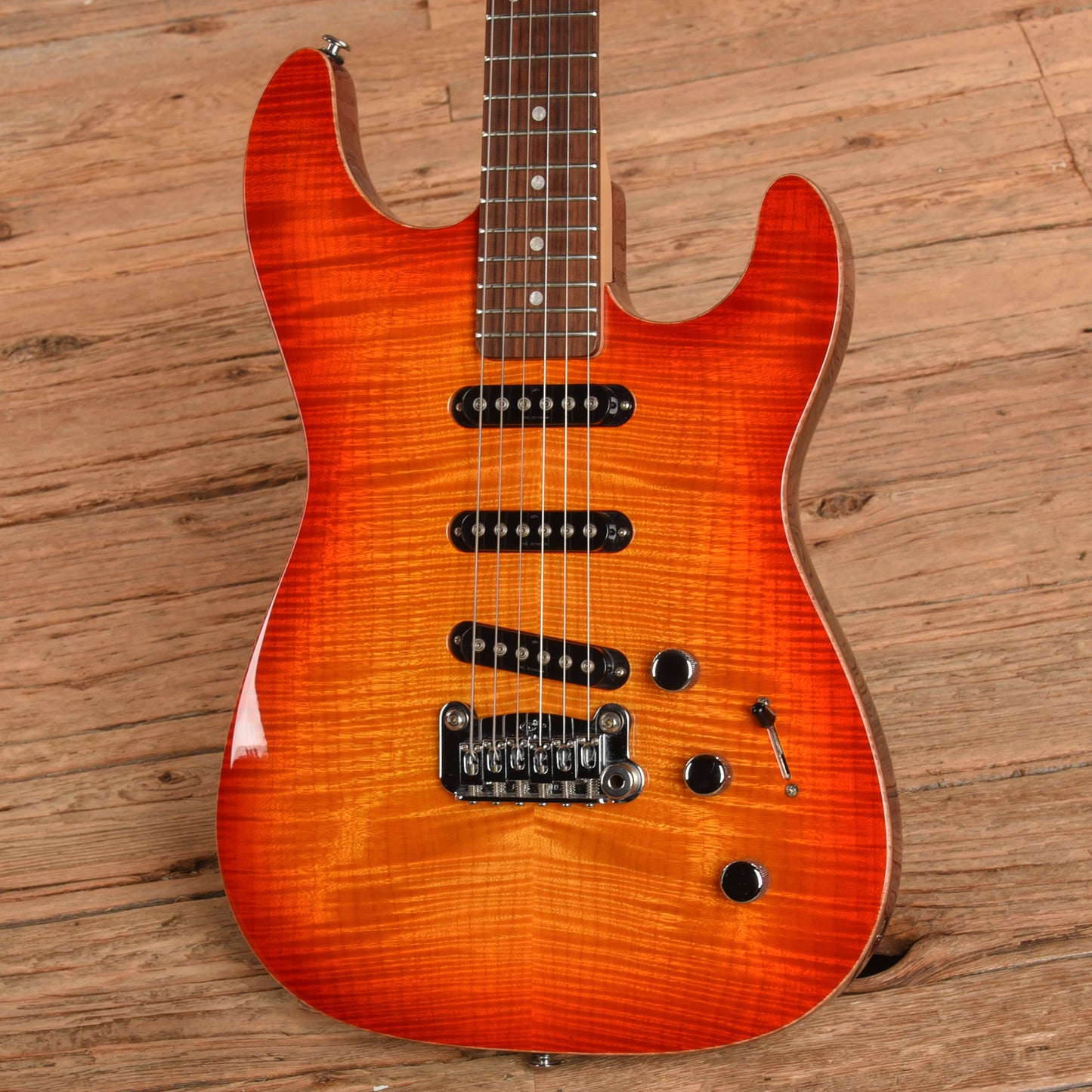 G&L S-500 Deluxe Cherry Sunburst 2013 Electric Guitars / Solid Body
