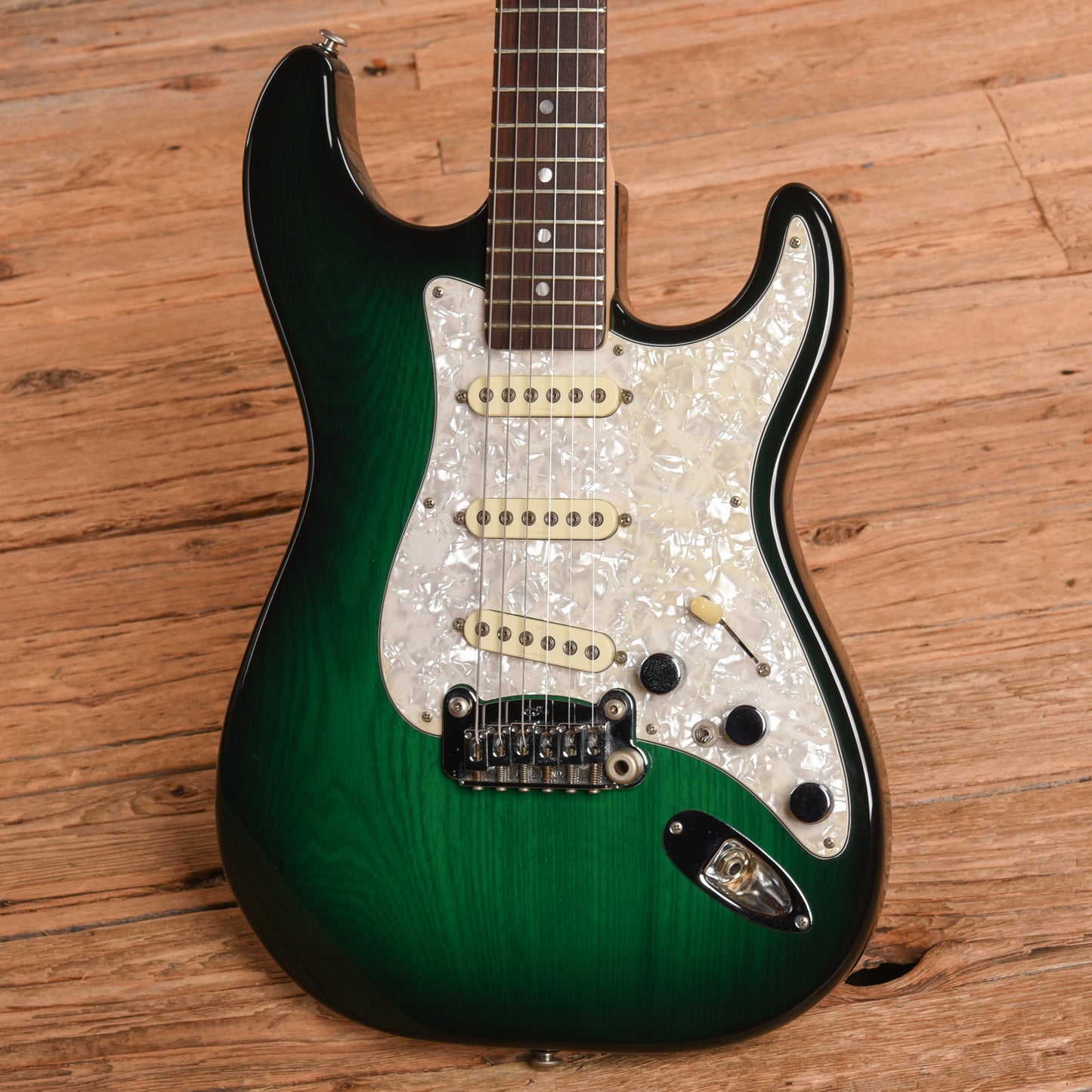 G&L S-500 Greenburst 2005 Electric Guitars / Solid Body