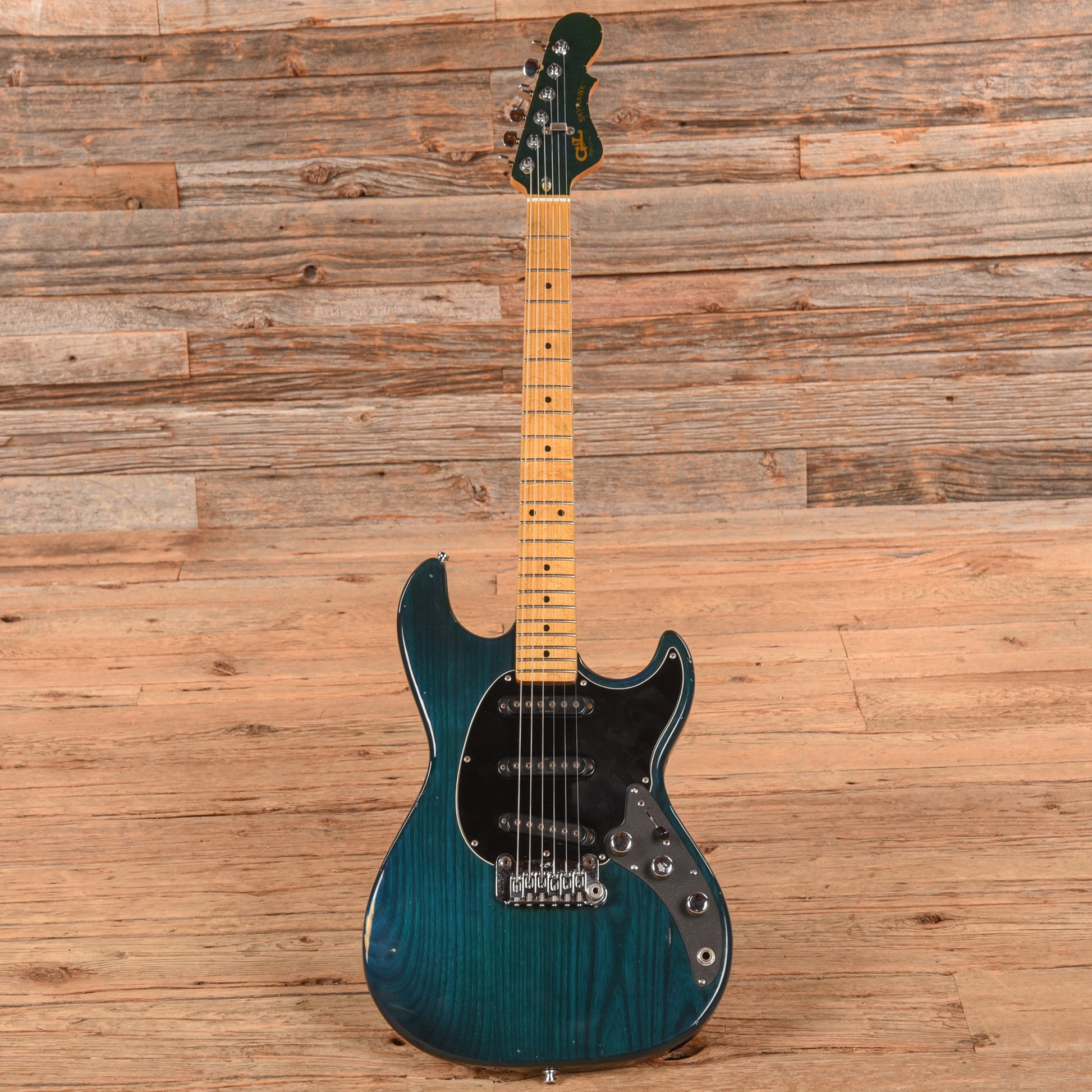 G&L Skyhawk Transparent Aqua Electric Guitars / Solid Body