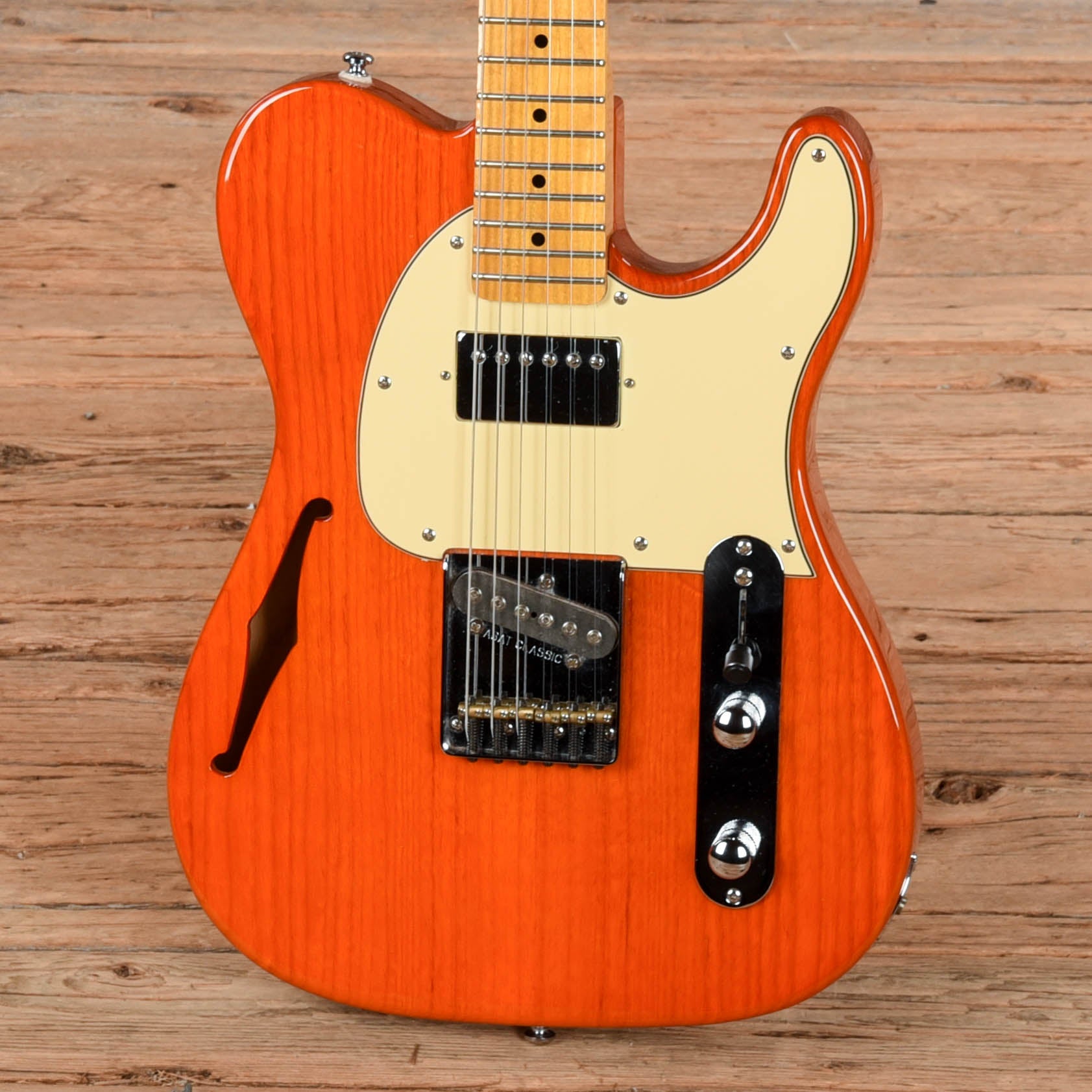 G&L Tribute Series ASAT Classic Bluesboy Semi-Hollow Transparent Orange Electric Guitars / Solid Body