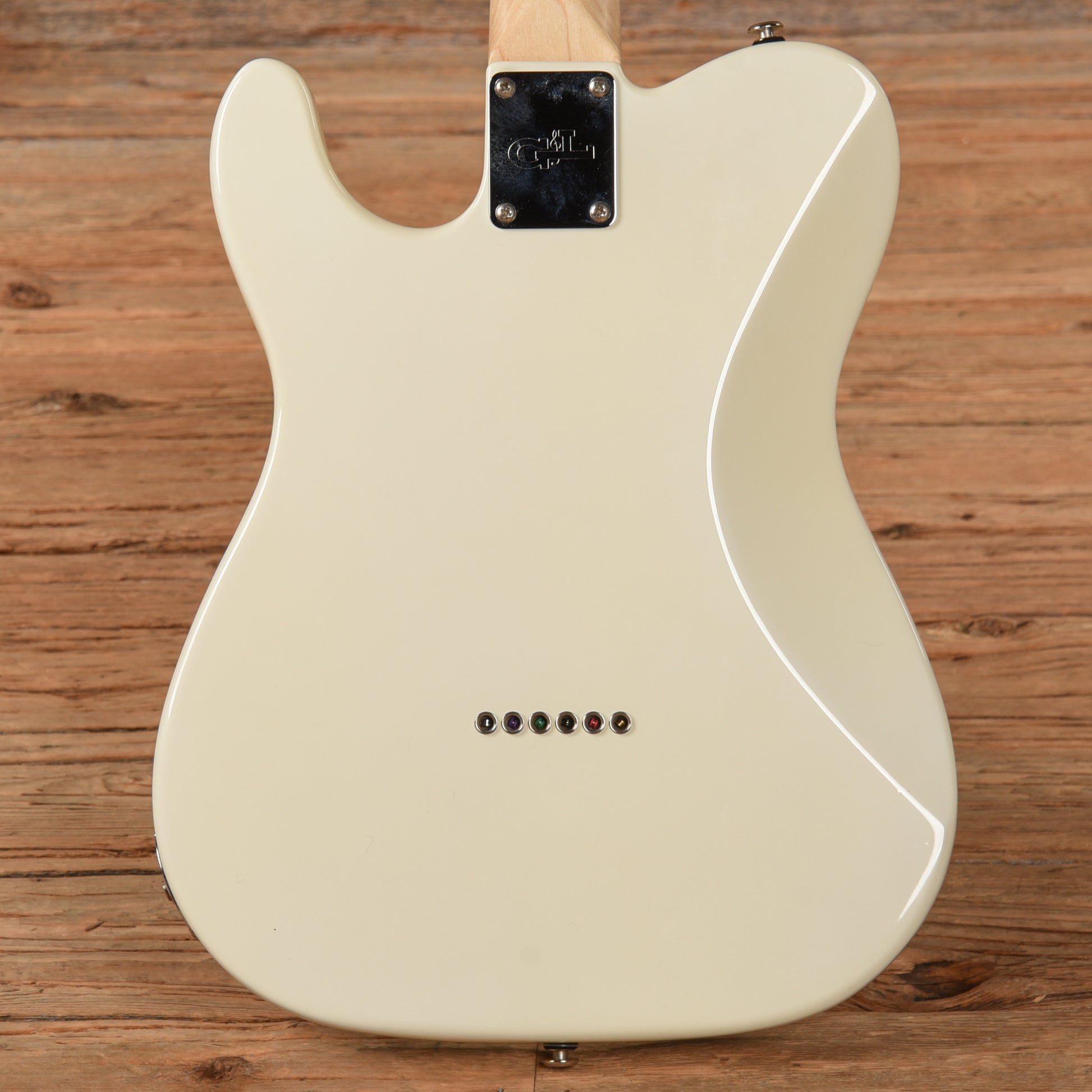 G&L USA ASAT Classic w/ Matching Headstock White Electric Guitars / Solid Body