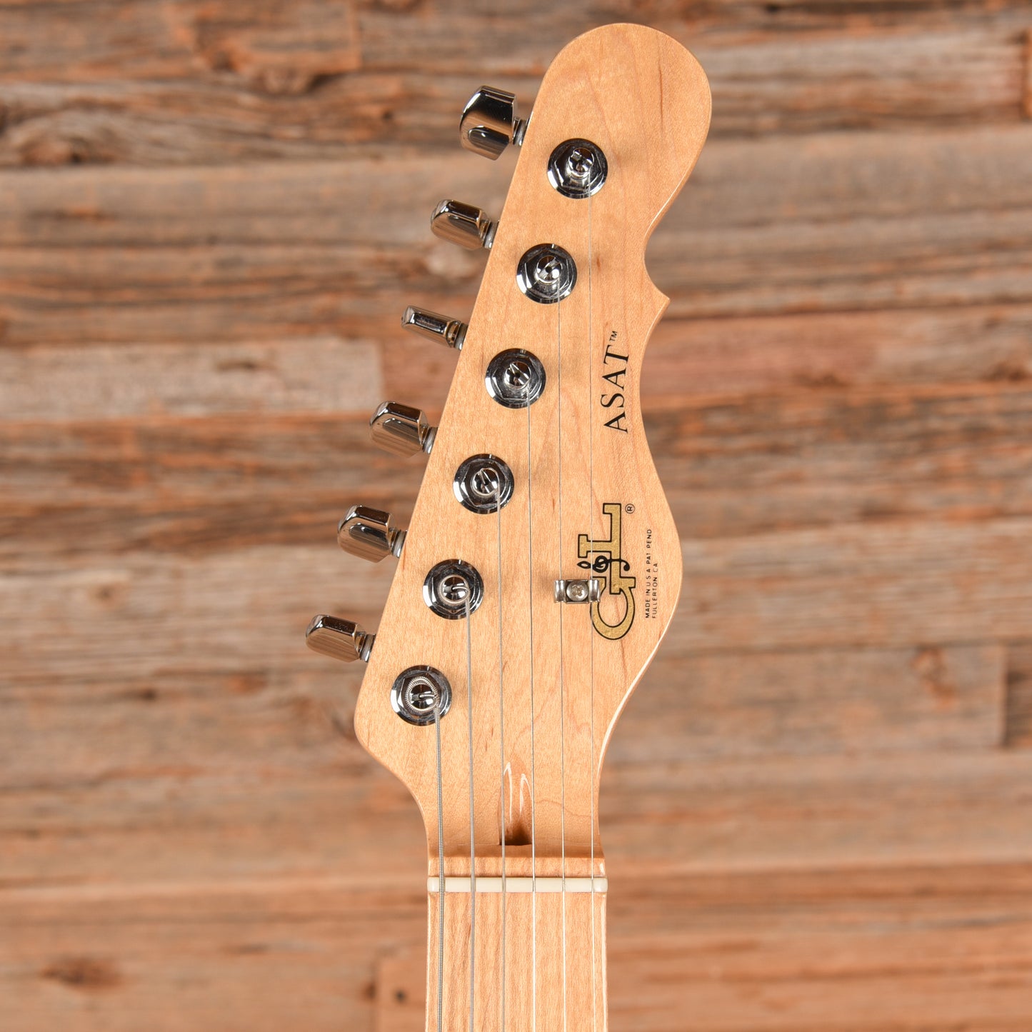 G&L USA ASAT Deluxe Natural Electric Guitars / Solid Body