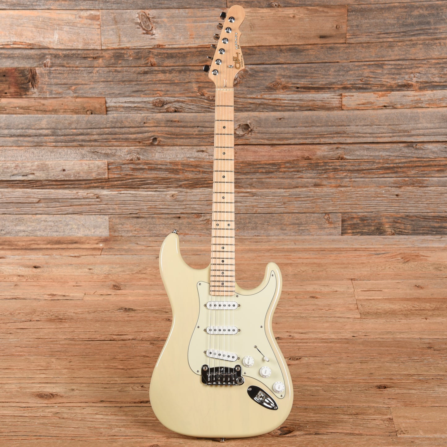 G&L USA Legacy White Electric Guitars / Solid Body