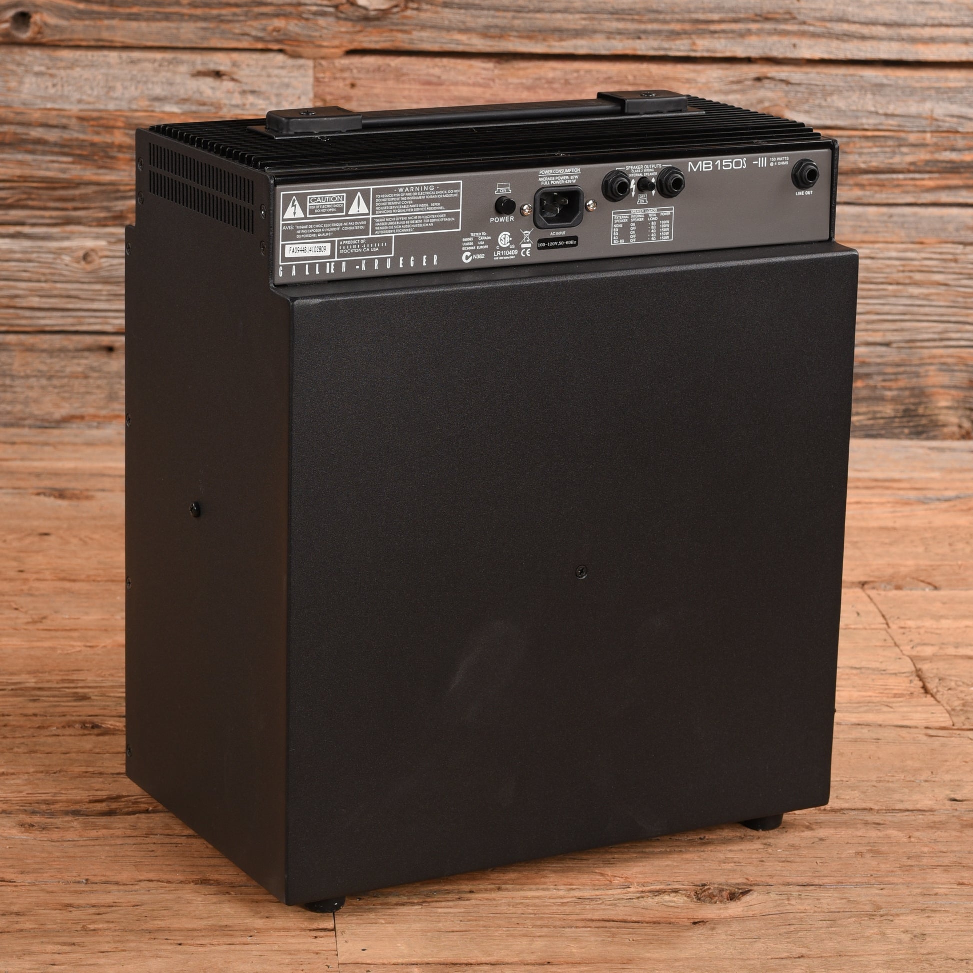 Gallien-Krueger MB150S-112 150W 1x12" Bass Combo Amplifiers