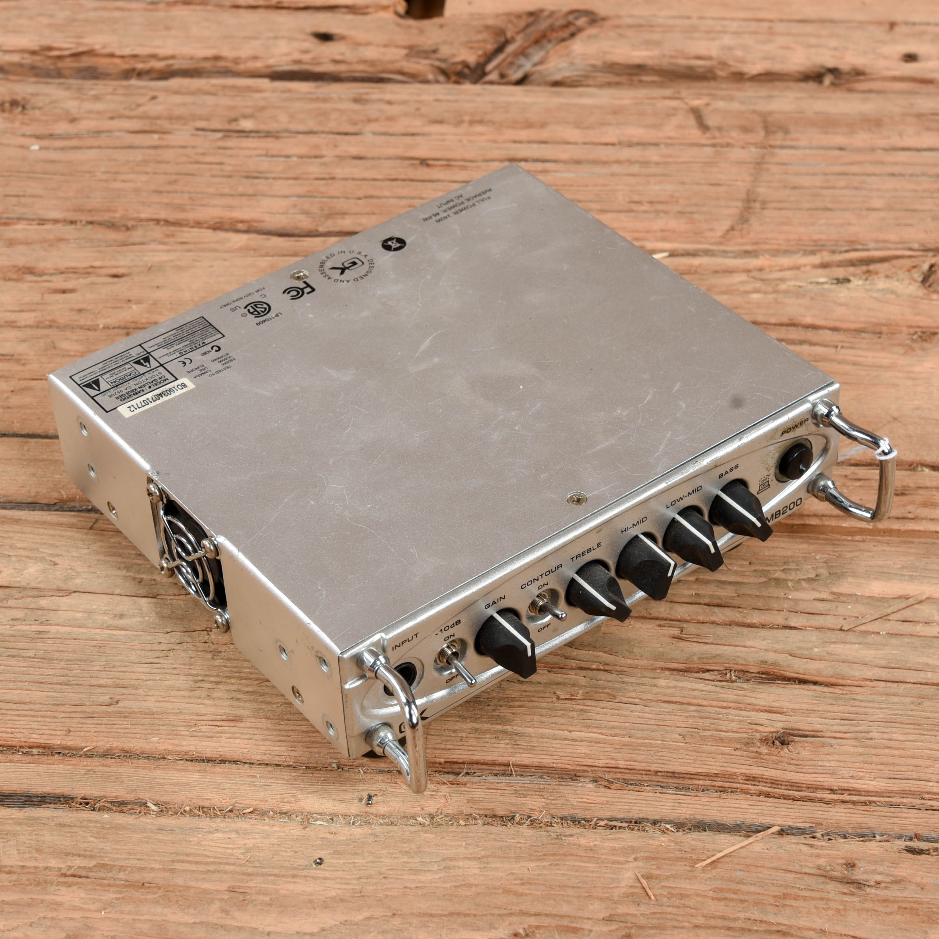 Gallien-Krueger MB200 200W Bass Head Amps / Bass Cabinets