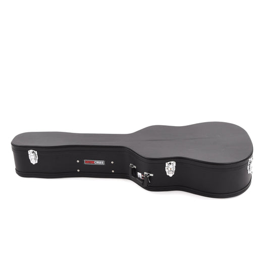 Gator Traditional Wood Dreadnought (Fits 6-String or 12-String) Acoustic Guitar Hardshell Case Black Accessories / Cases and Gig Bags / Guitar Cases