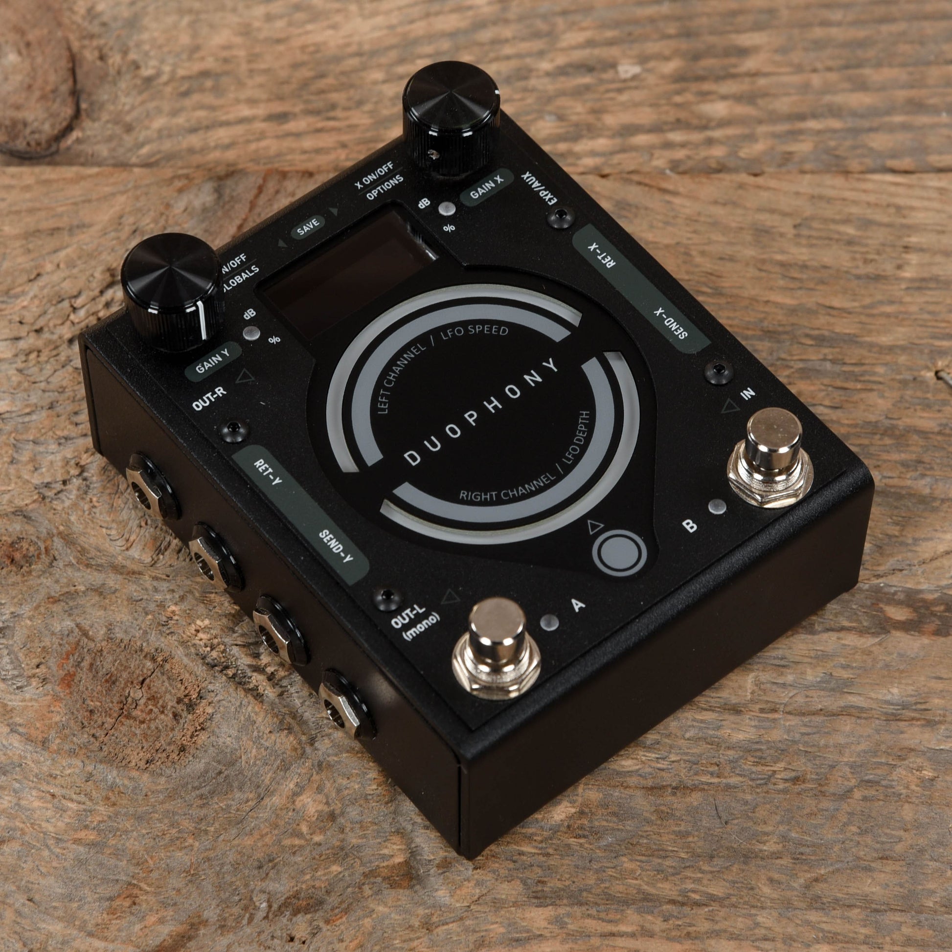 closed pedal duo GFI Systems Duophony Advanced Parallel Signal Blender Pedal – Chicago Music Exchange