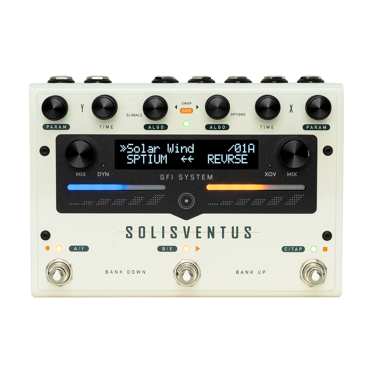 guitar pedal delay reverb GFI Systems Solis Ventus - Delay and Reverb Pedal - New | In Stock