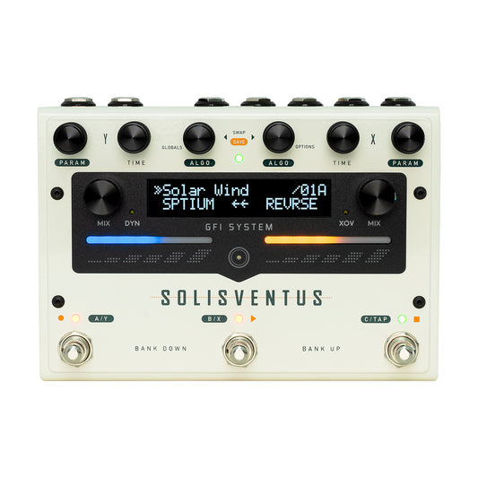 GFI System Solis Ventus Dual Engine Delay/Reverb Pedal Effects and Pedals / Delay