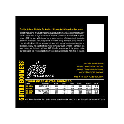 GHS HC-GBL Thick Core Boomers 10-48 Light Accessories / Strings / Guitar Strings