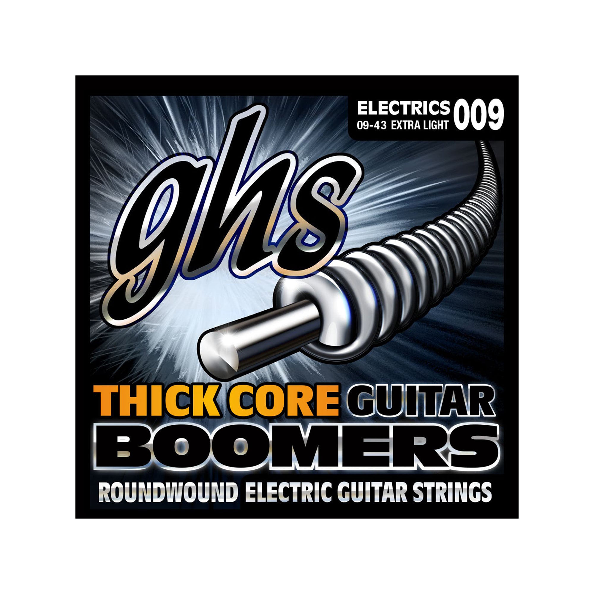 GHS HC-GBXL Thick Core Boomers 9-43 Extra Light Accessories / Strings / Guitar Strings