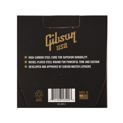 Gibson Brite Wire 'Reinforced' Electric Guitar Strings Medium Gauge 11-50 Accessories / Strings / Guitar Strings