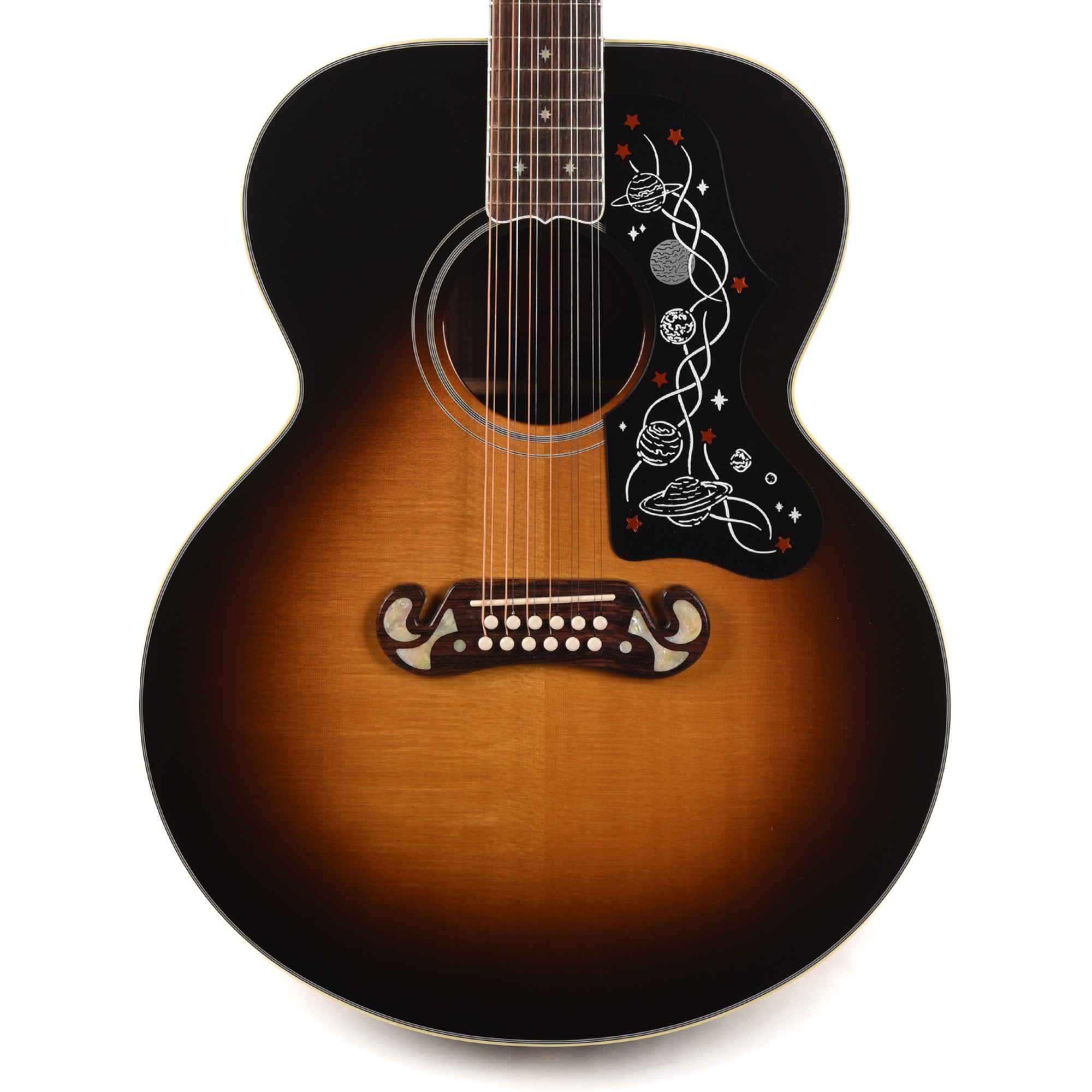 Gibson Artist Limited Edition Brian May SJ-200 12-String Vintage Sunburst Acoustic Guitars / 12-String