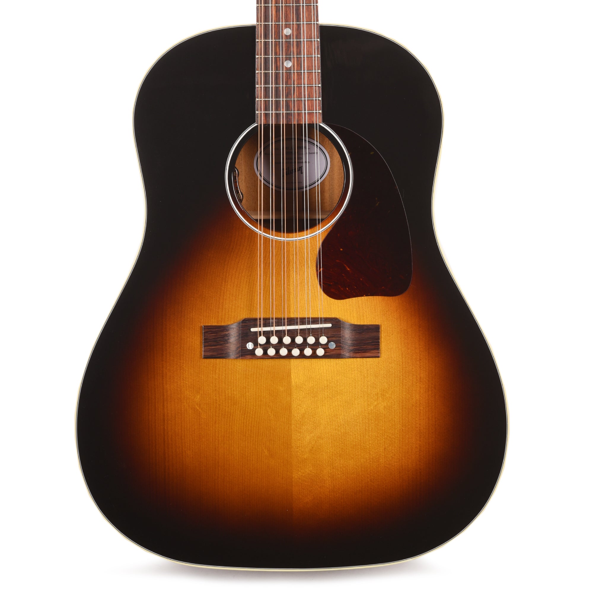 Gibson Modern J-45 Standard 12-String Vintage Sunburst Acoustic Guitars / 12-String