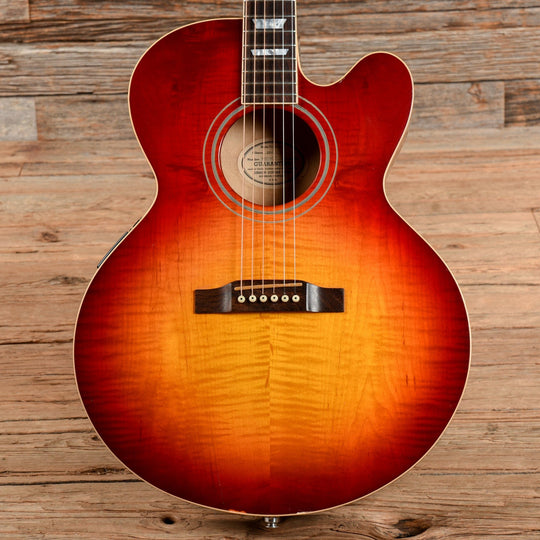 Gibson EAS Deluxe Cherry Sunburst 1993 Acoustic Guitars / Built-in Electronics