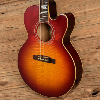 Gibson EAS Deluxe Cherry Sunburst 1993 Acoustic Guitars / Built-in Electronics