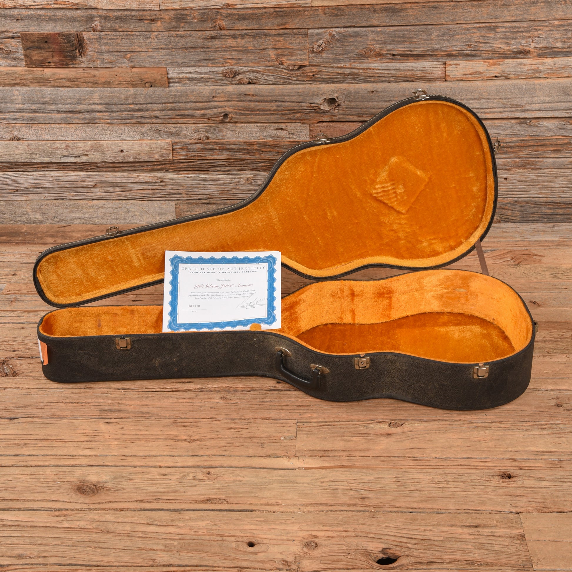 Gibson J-160E (Previously Owned by Nathaniel Rateliff) Sunburst 1955 Acoustic Guitars / Built-in Electronics