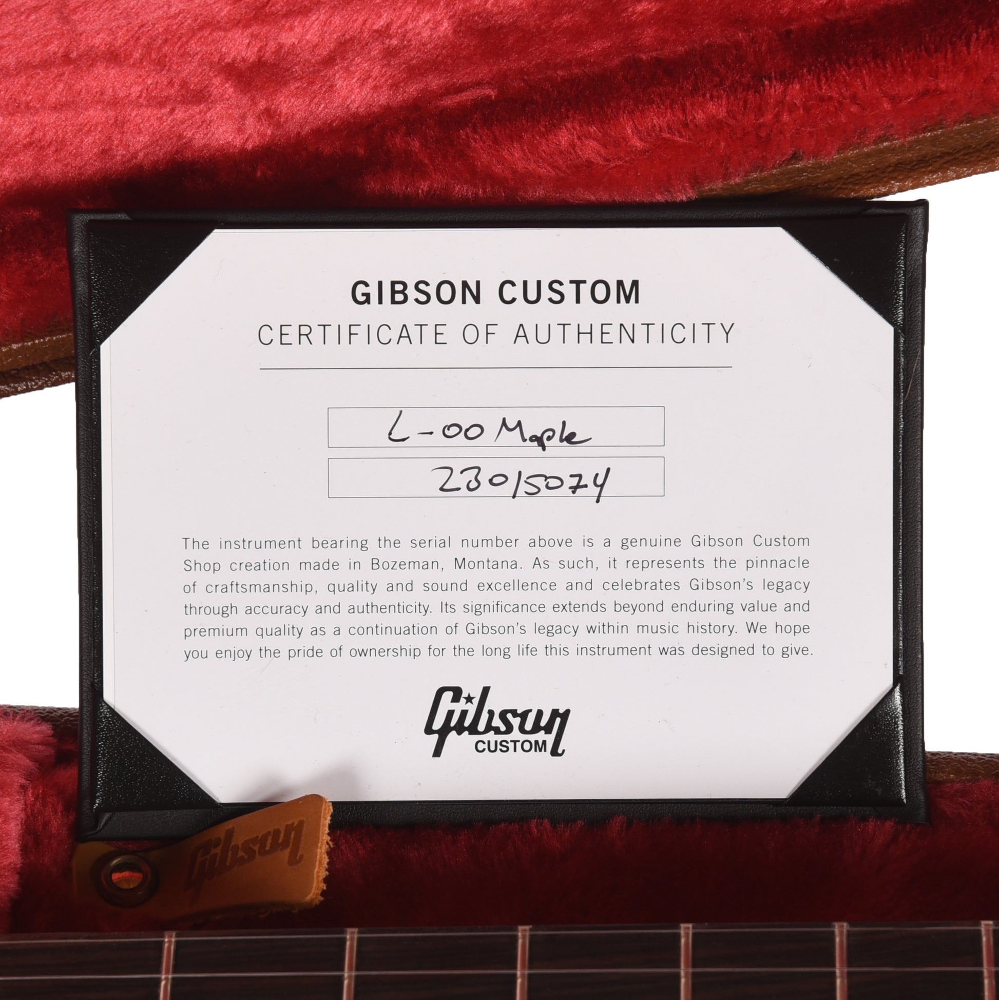 Gibson Custom Shop Limited Run L-00 Sitka/Maple Cherry Gloss Acoustic Guitars / Concert