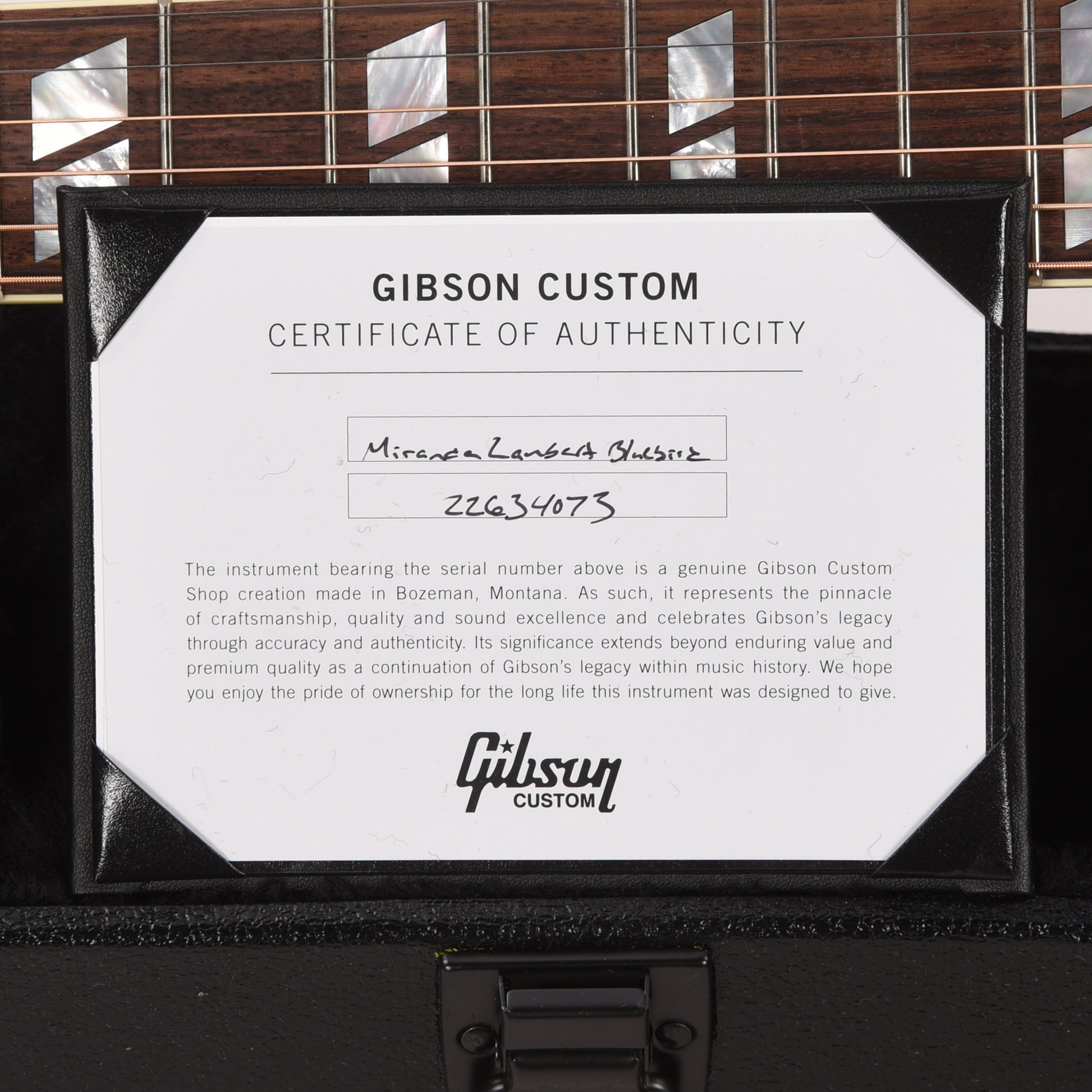 Gibson Artist Miranda Lambert Bluebird Bluebonnet Acoustic Guitars / Dreadnought